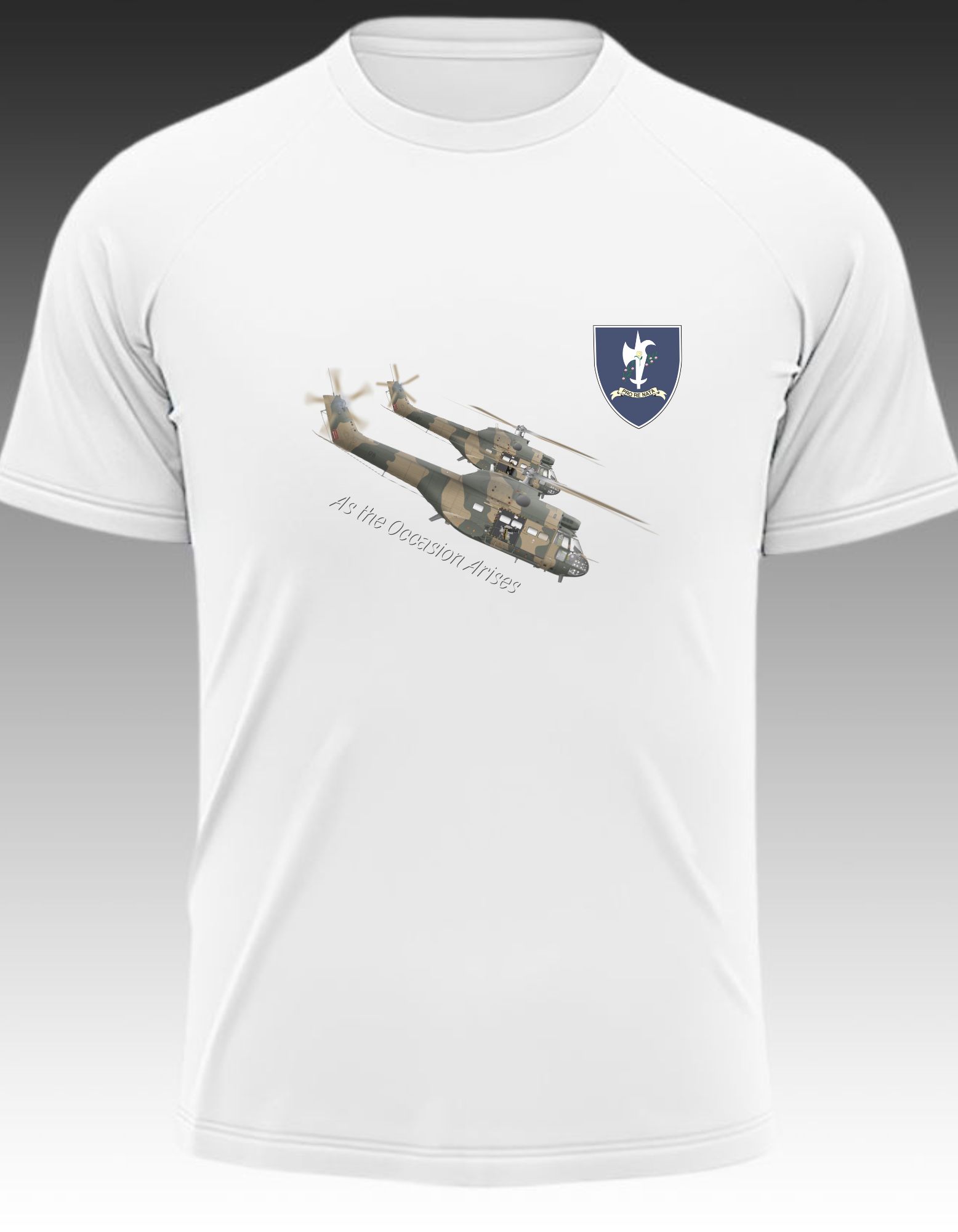 As the occasion arises