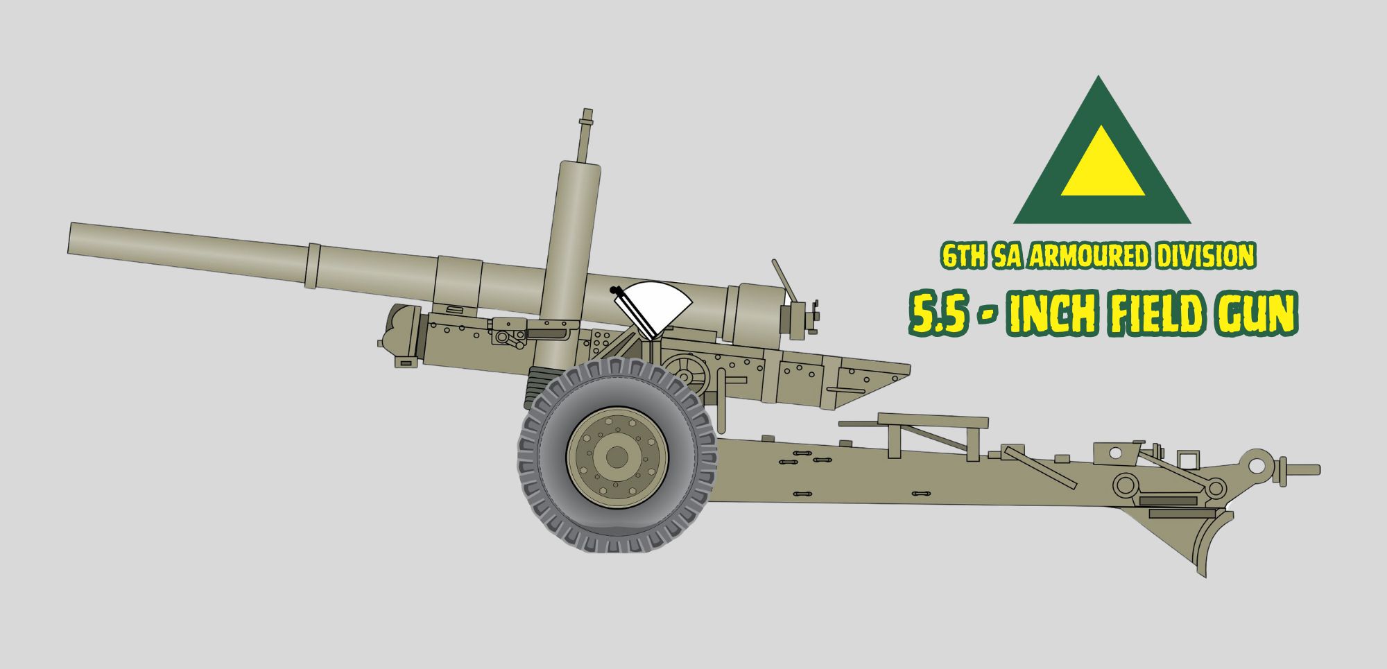 5.5 inch field gun - mug