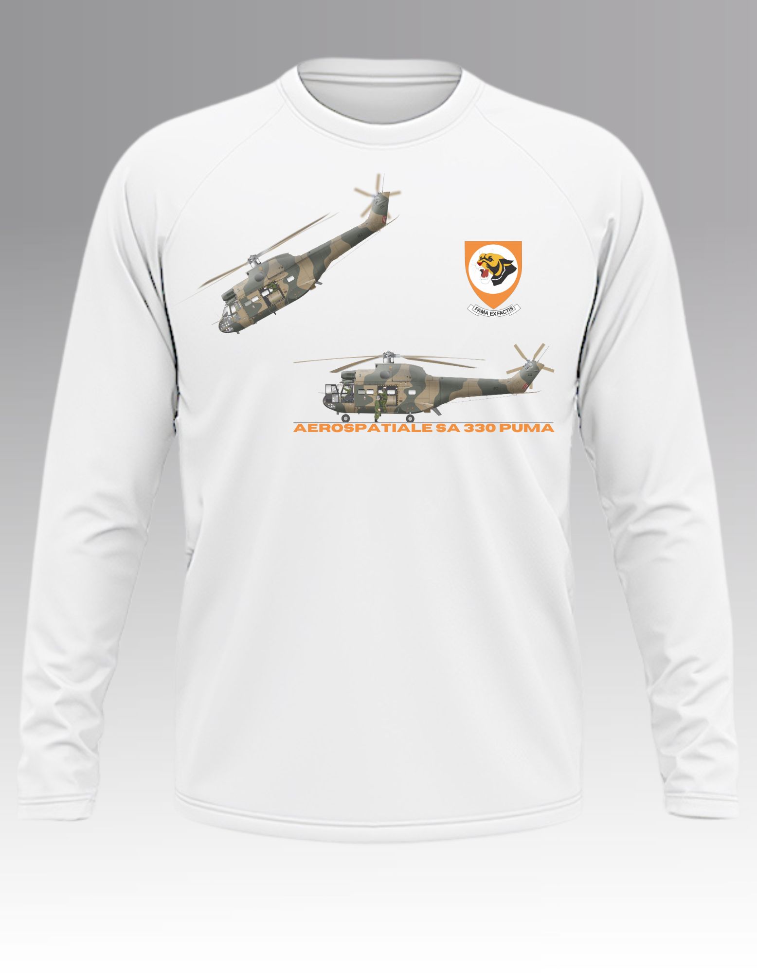 Aerospatiale SA 330 Puma long sleeve T