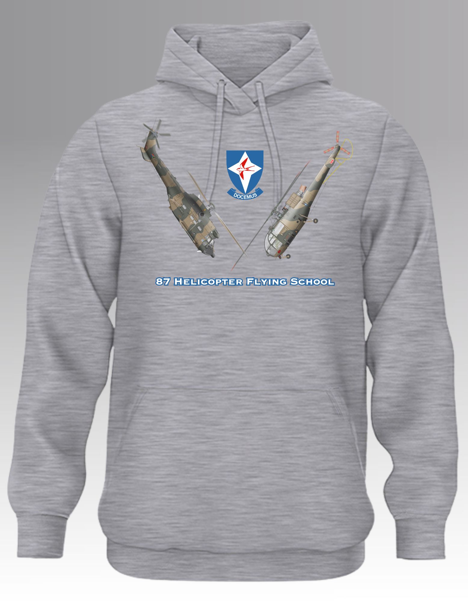 87 Helicopter Flying School Hoodie