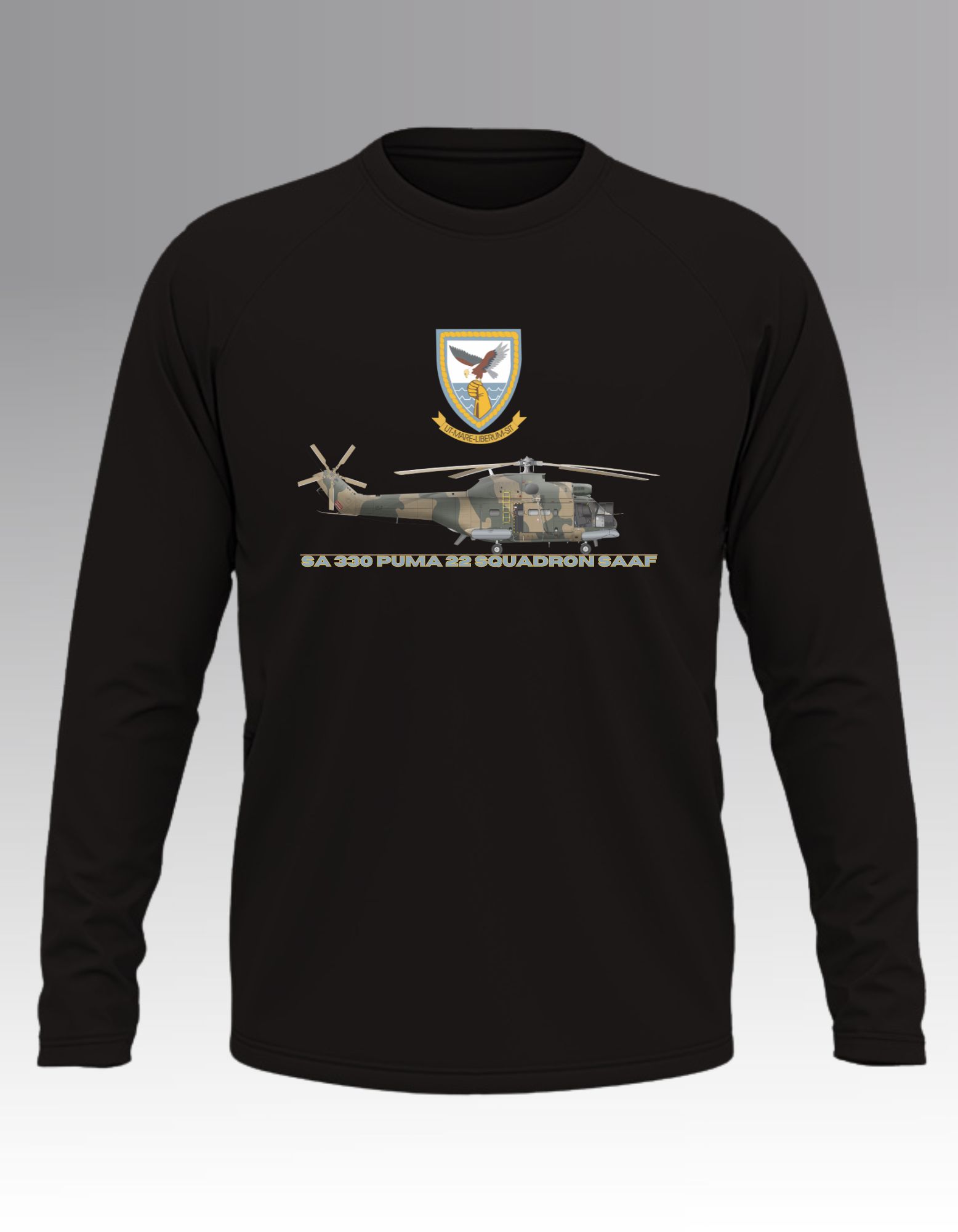 SA 330 Puma 22 Squadron SAAF Long sleeve T