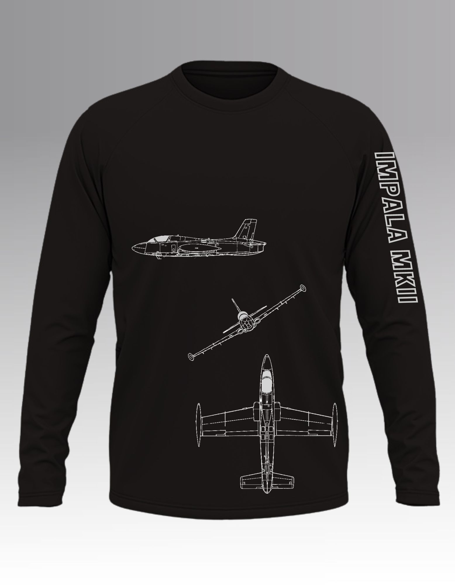 Impala Mk II Blueprint Long sleeve T
