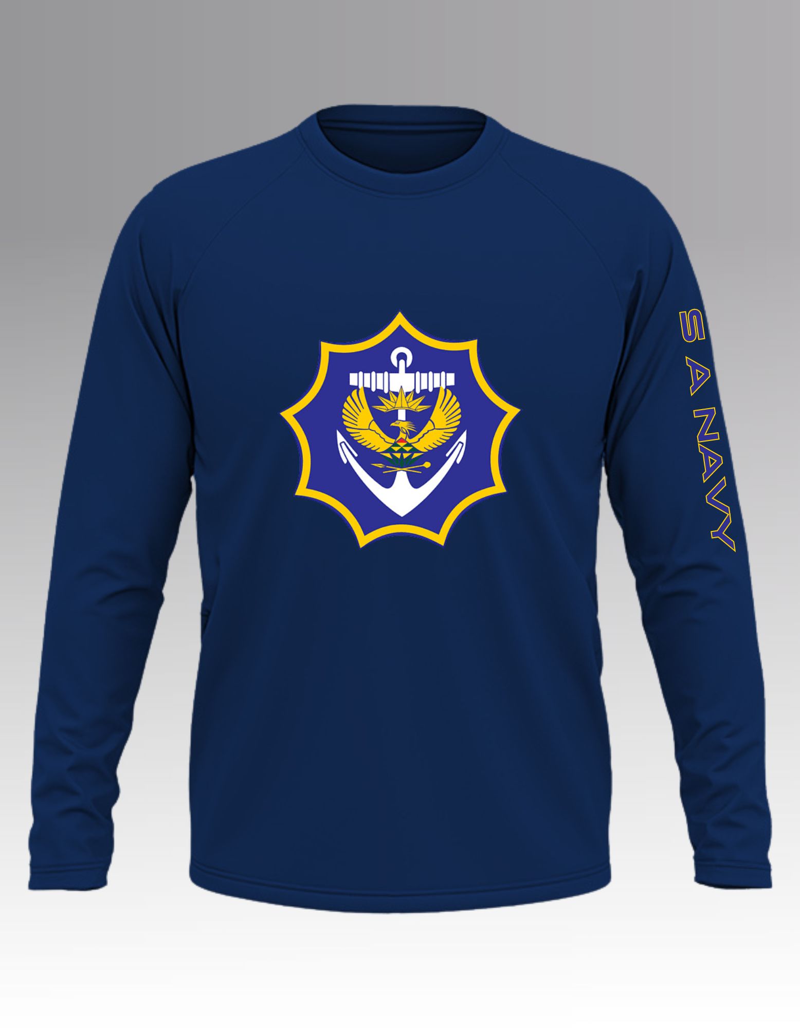 SA Navy Long sleeve T