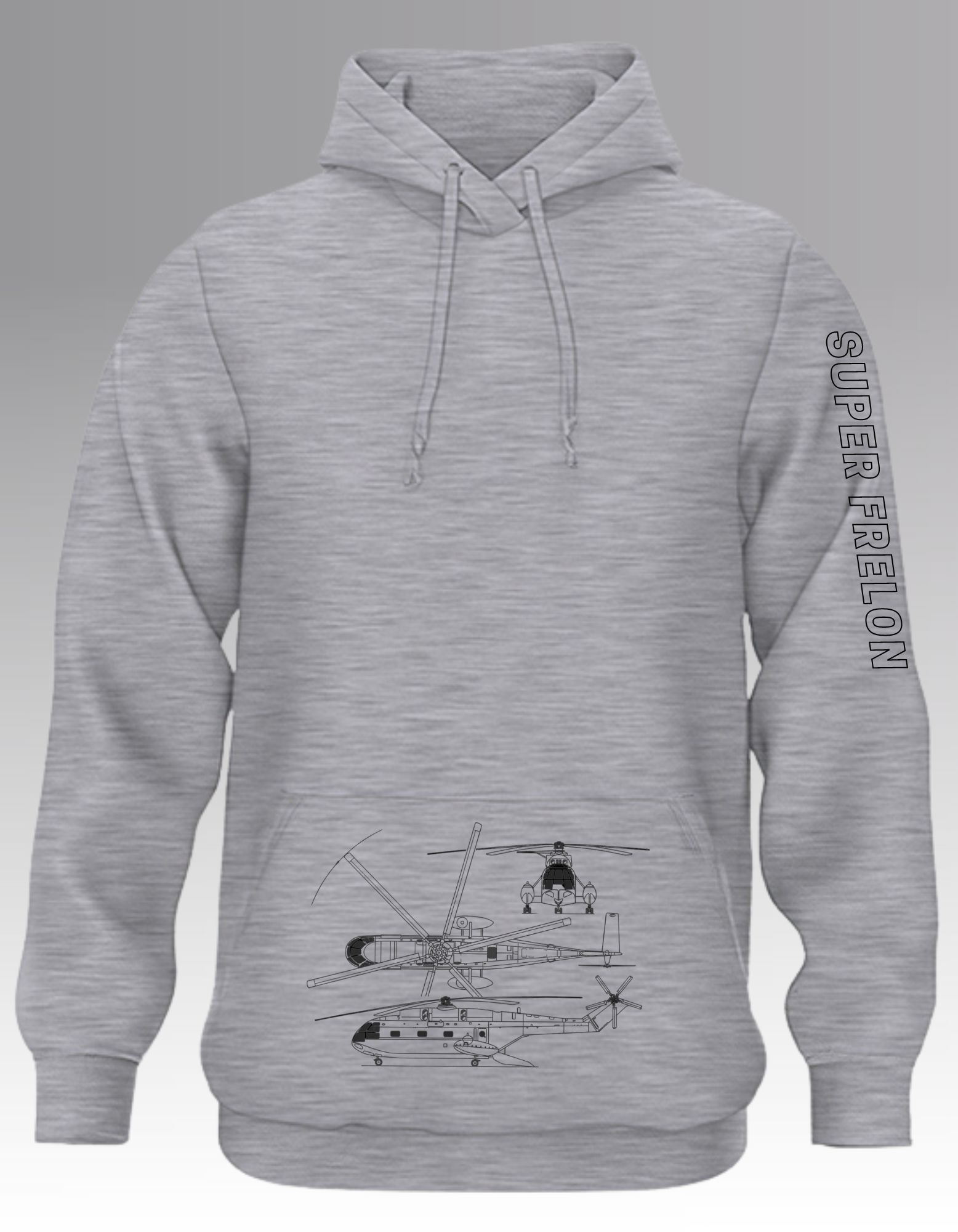 Super Frelon Blueprint Hoodie