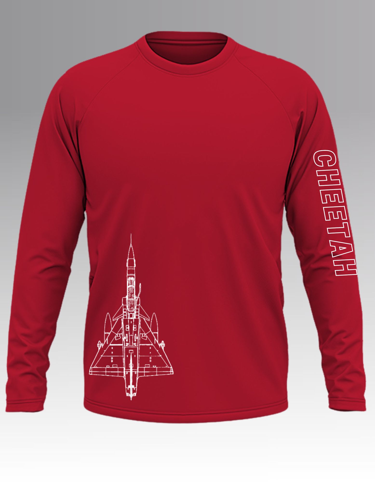 Cheetah Blueprint Long sleeve T