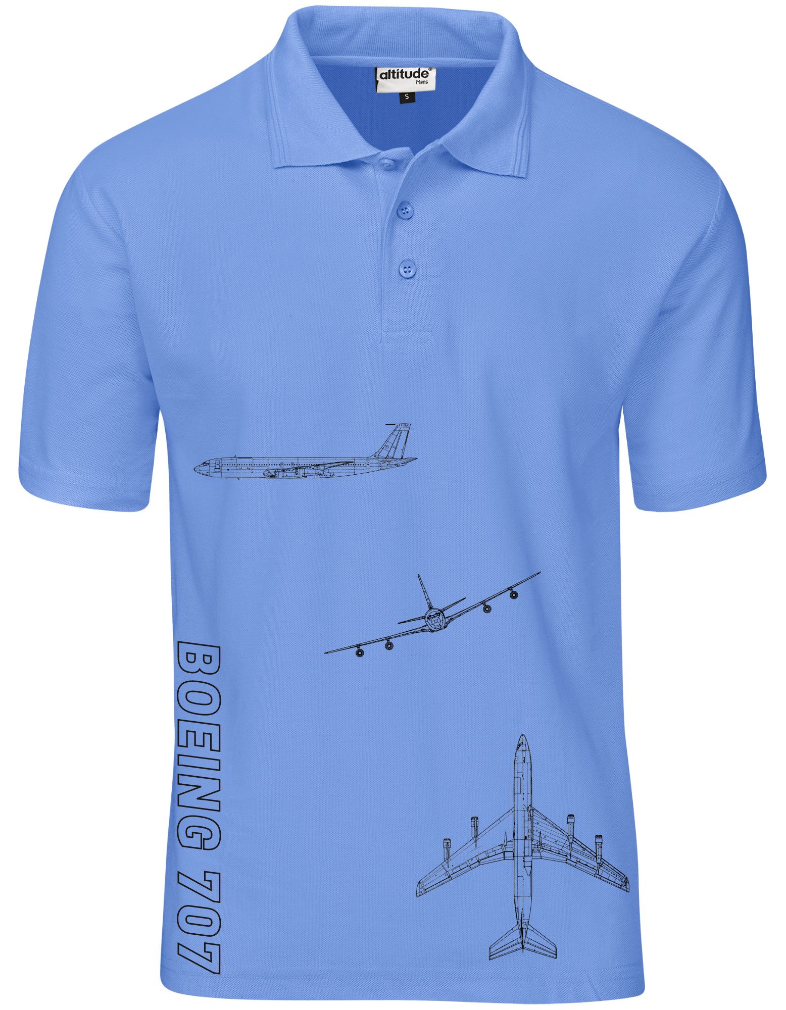 Boeing 707 blueprint Golf