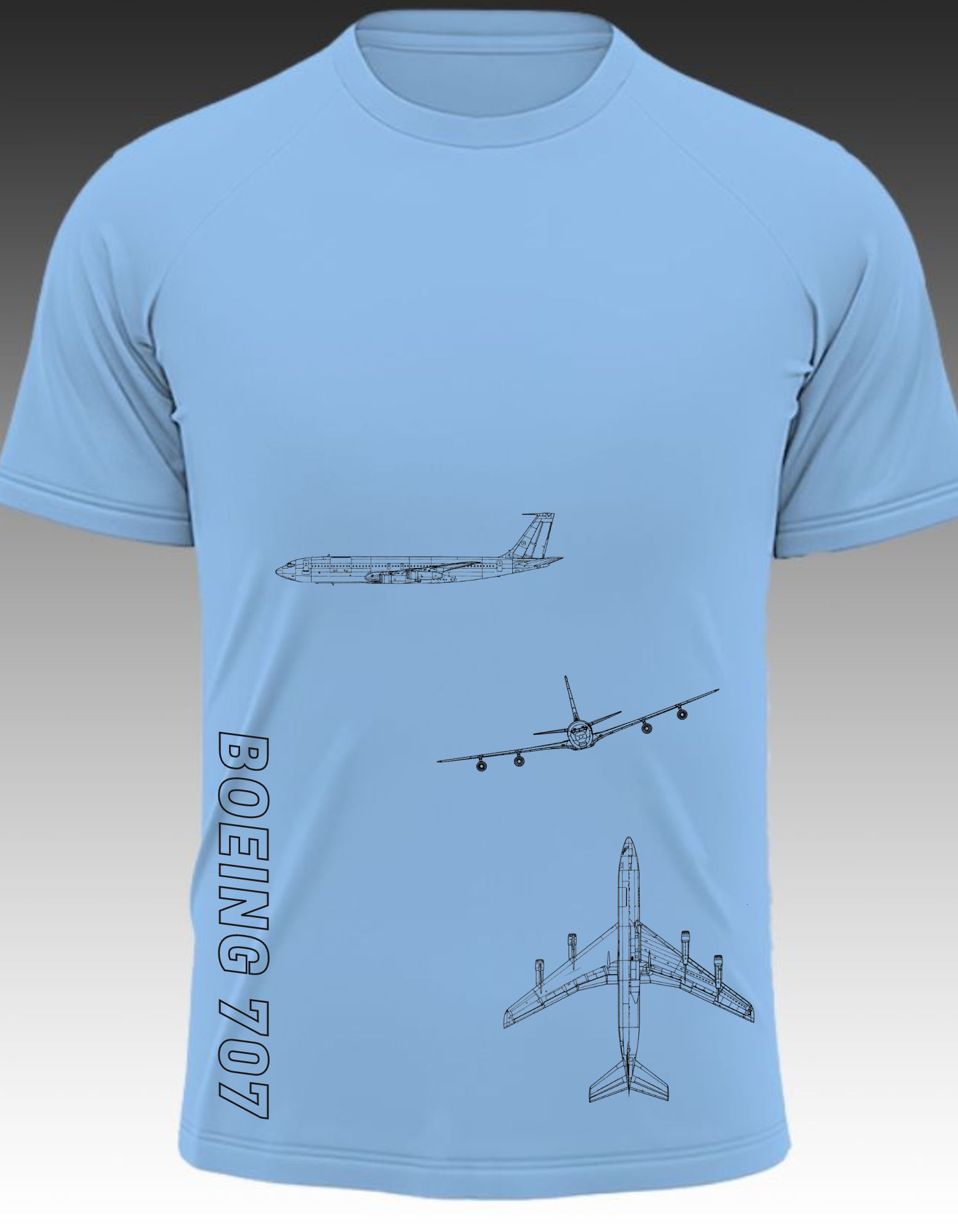 Boeing 707 blueprint