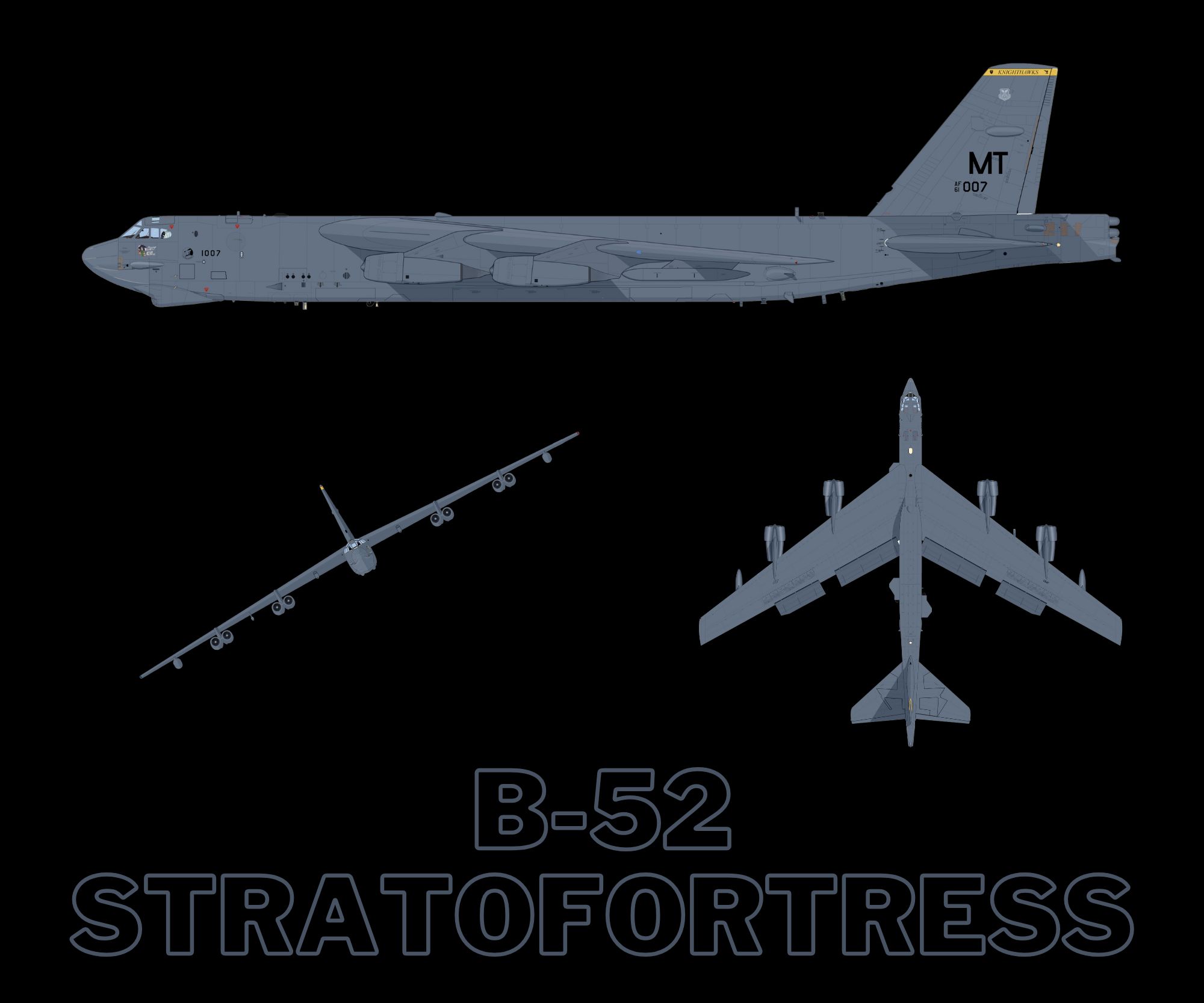 B-52 Stratofortress mouse pad