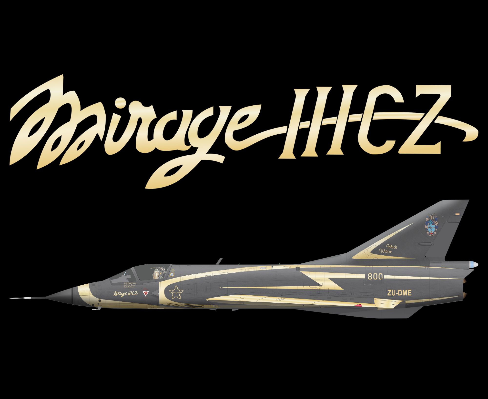 Black widow mouse pad