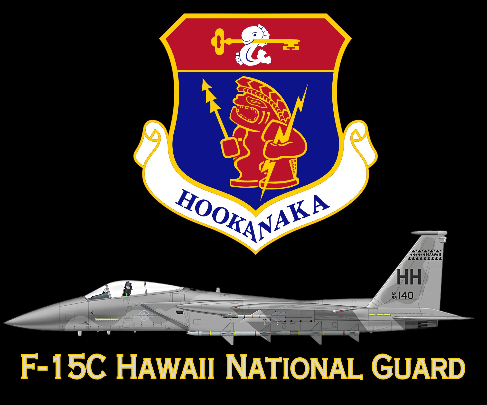 F-15C Hawaii National Guard Mouse pad