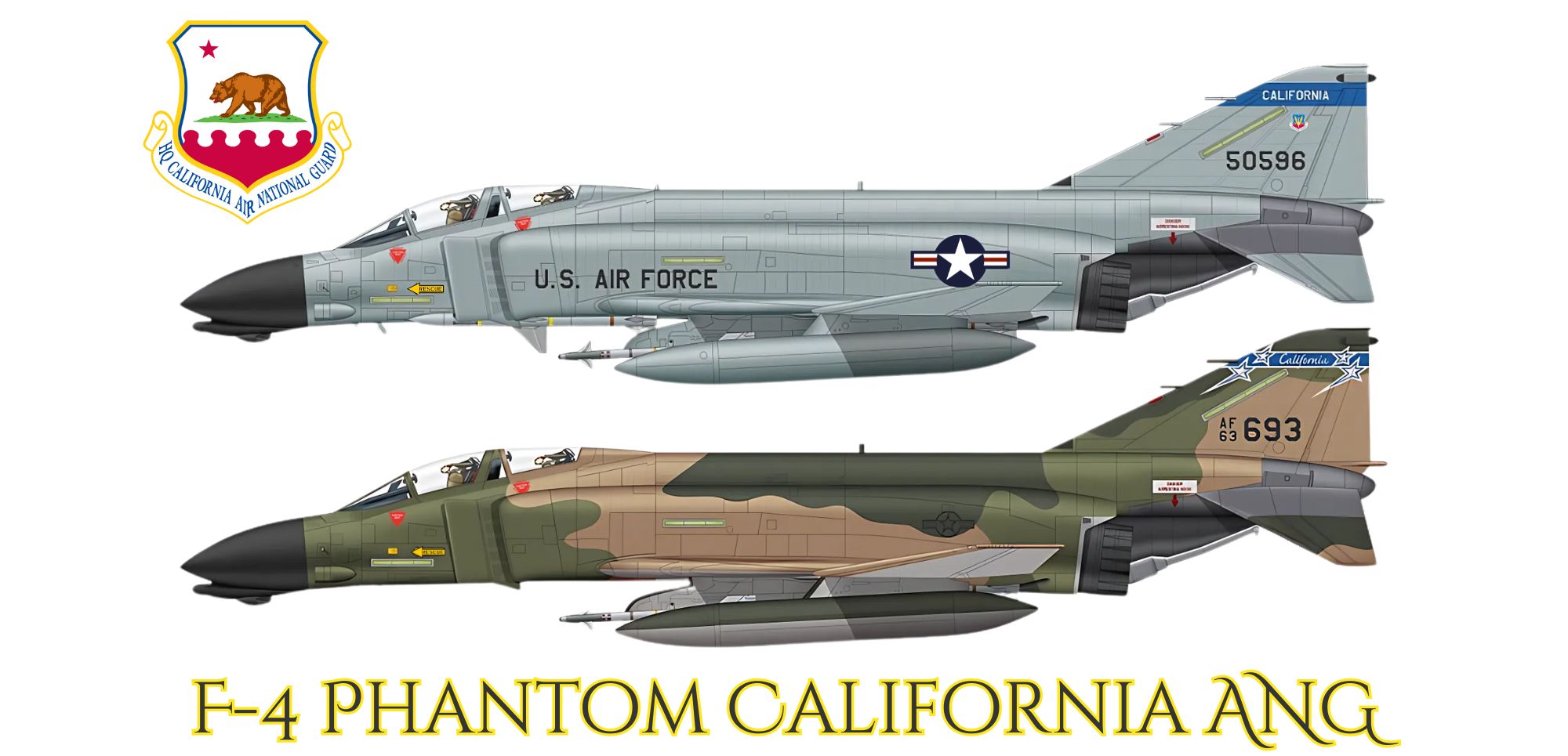 F-4 Phantom California ANG mug