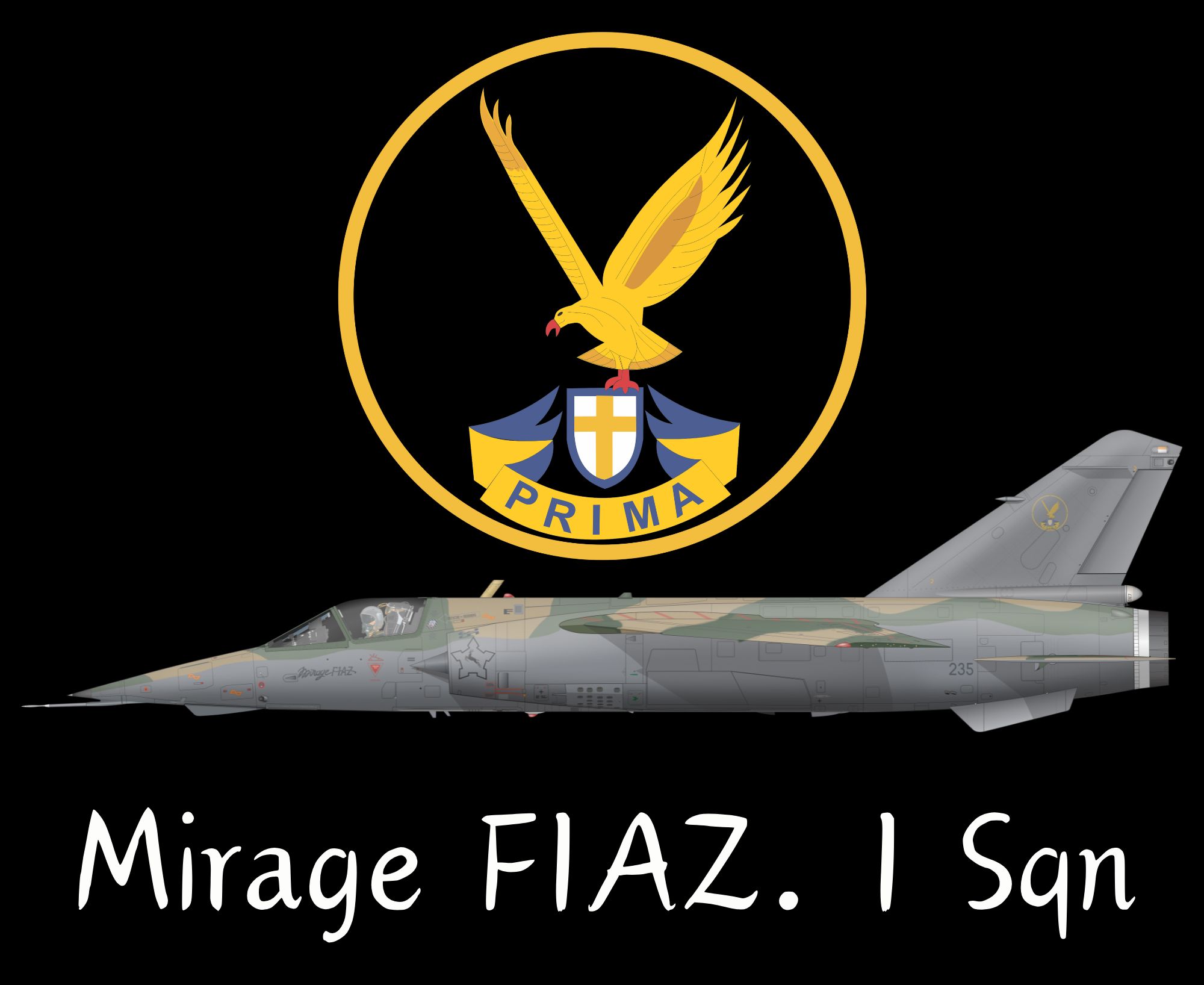Mirage F1 AZ. 1 Sqn new camo mouse pad