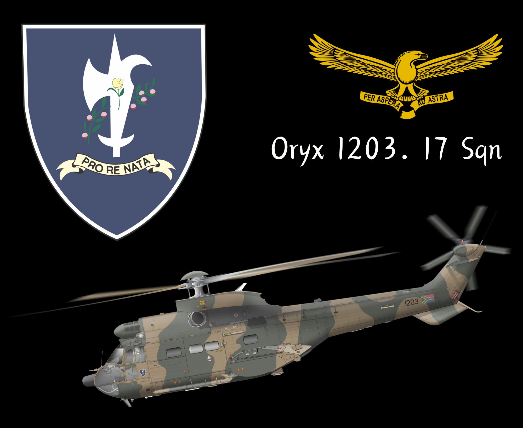 Oryx 1203. 17 Sqn mouse pad