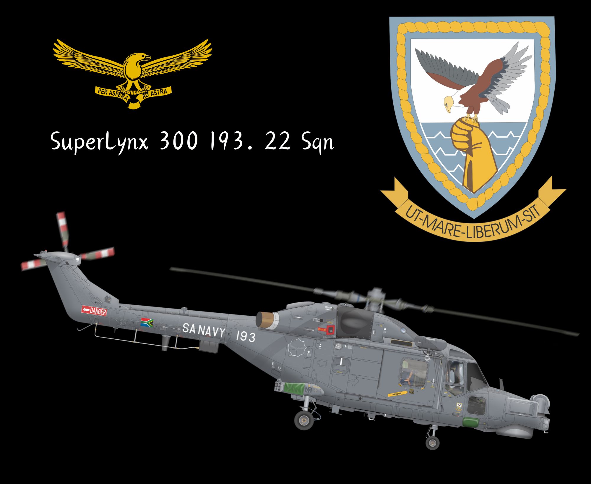 Superlynx 300 193. 22 Sqn mouse pad