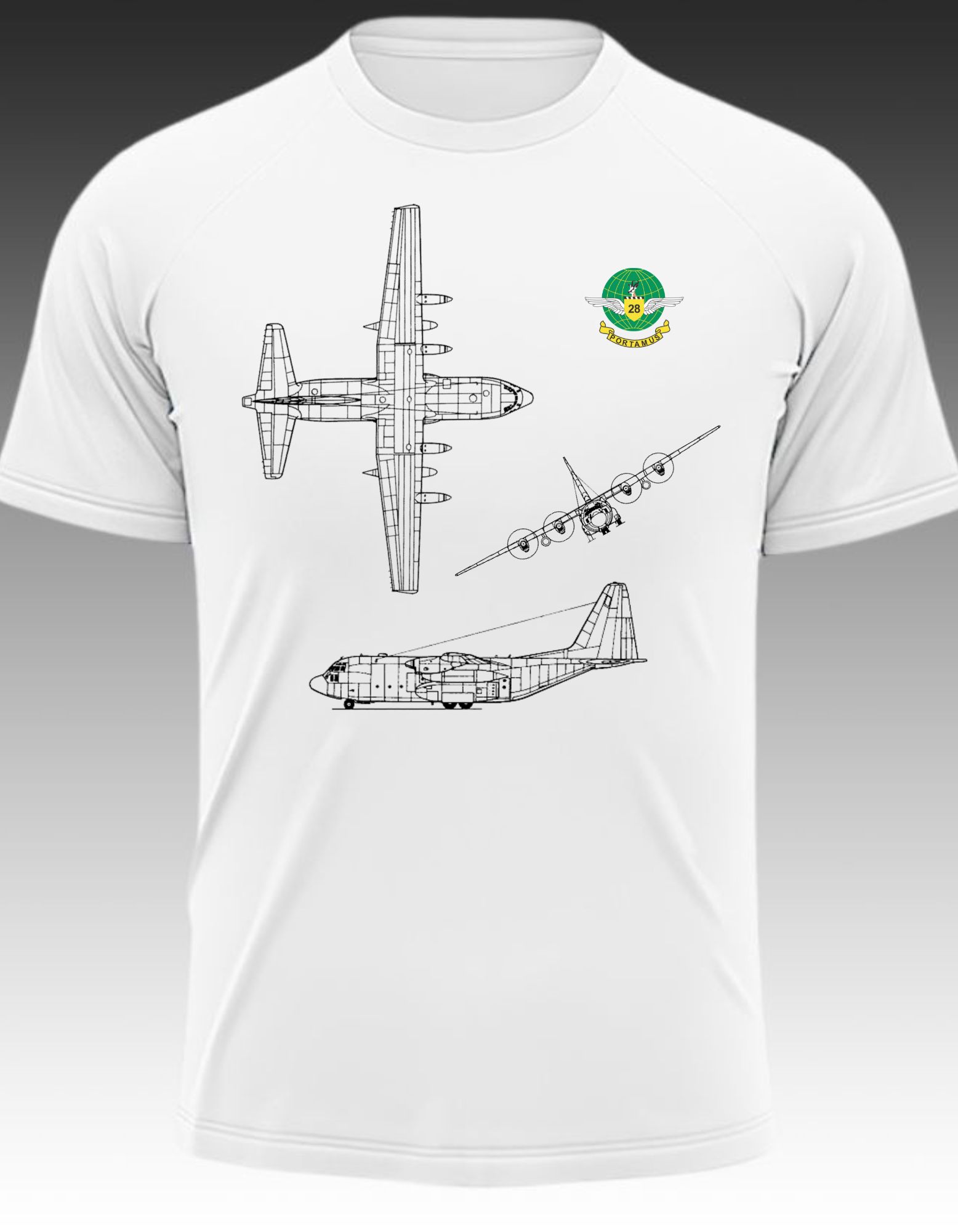 28 Squadron Hercules blueprint