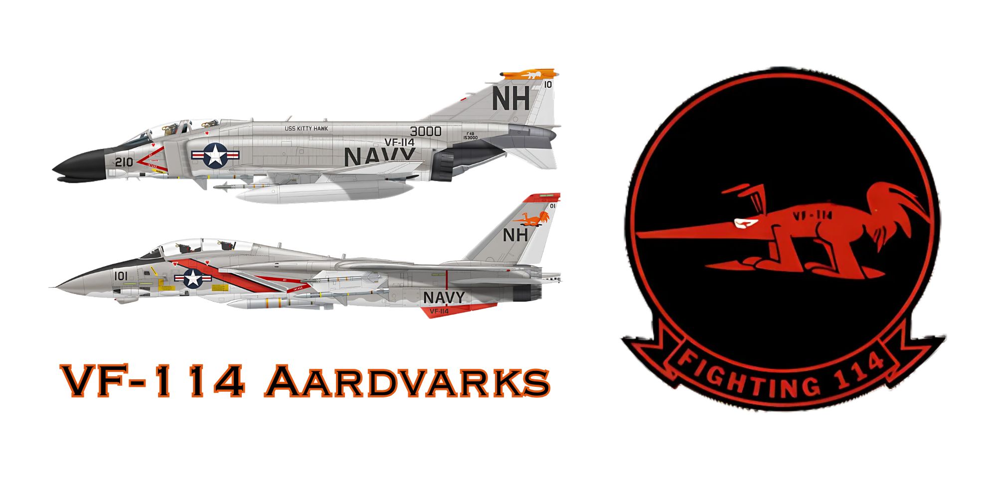 VF-114 Aardvarks mug