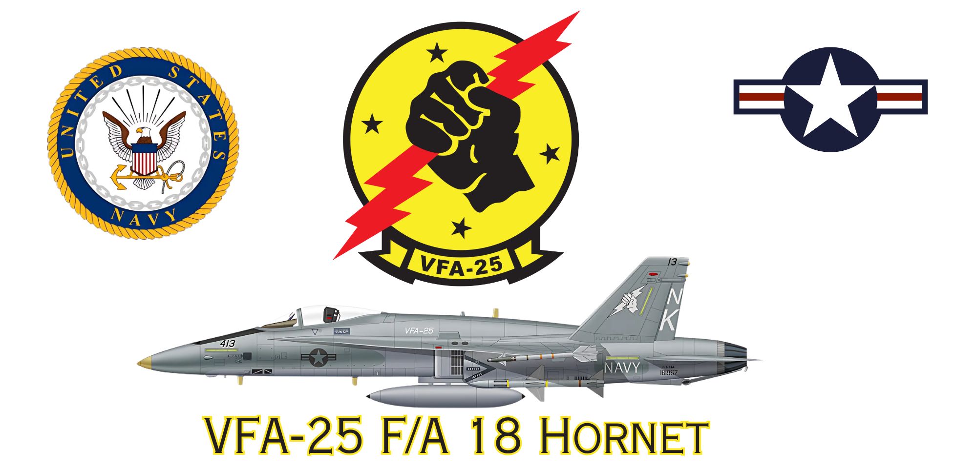 VFA-25 FA-18 Hornet mug