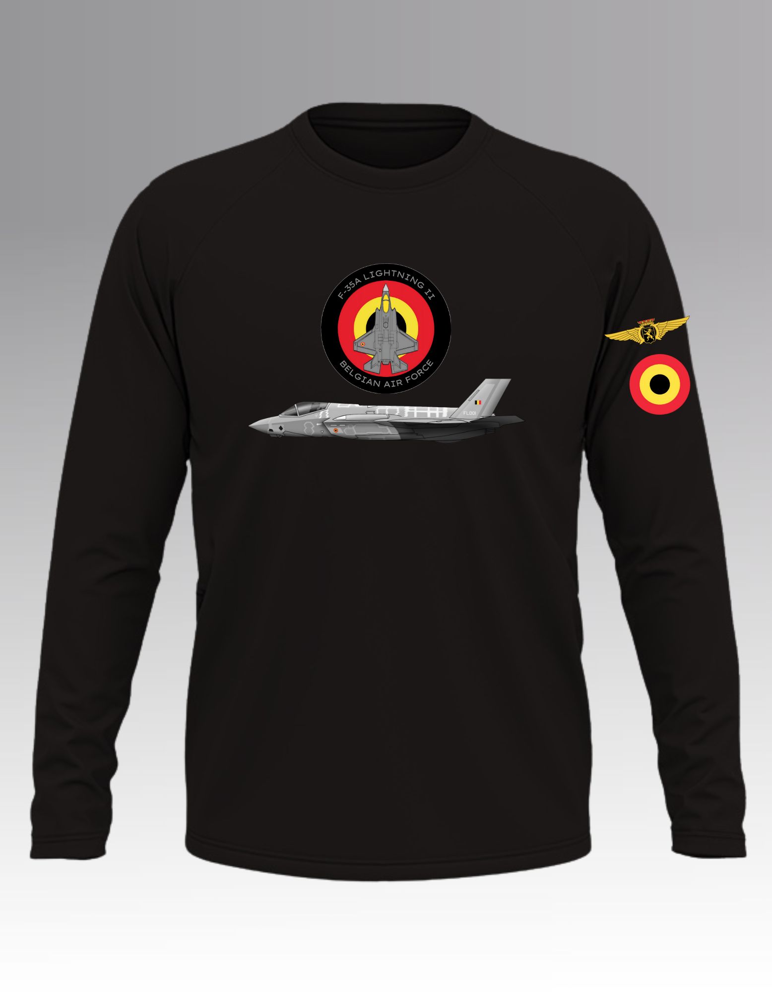 Belgian Air Force F-35A Lightning II Long sleeve T