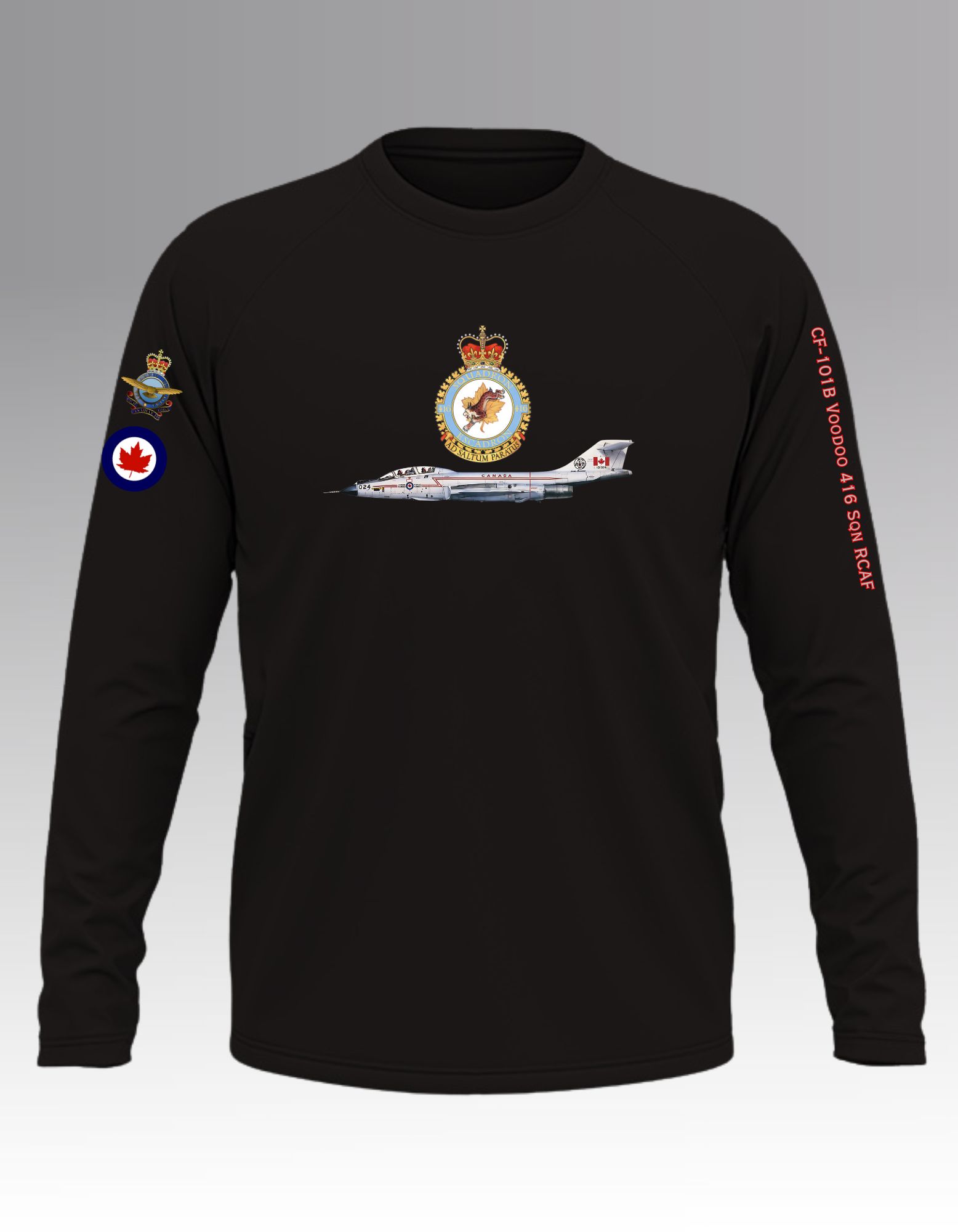 CF-101B Voodoo 416 Sqn RCAF Long sleeve T