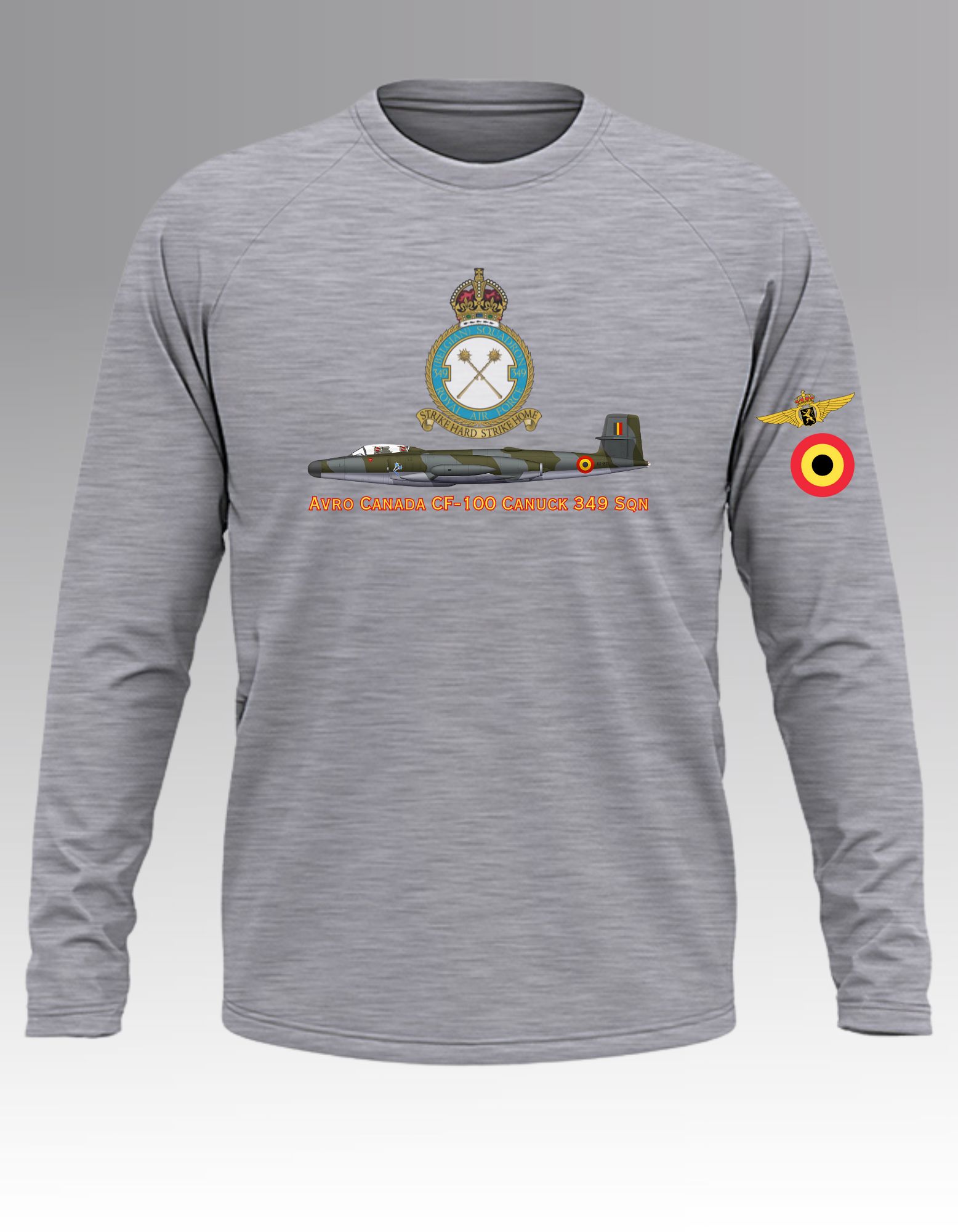 Avro Canada CF-100 Canuck 349 Sqn Long sleeve T