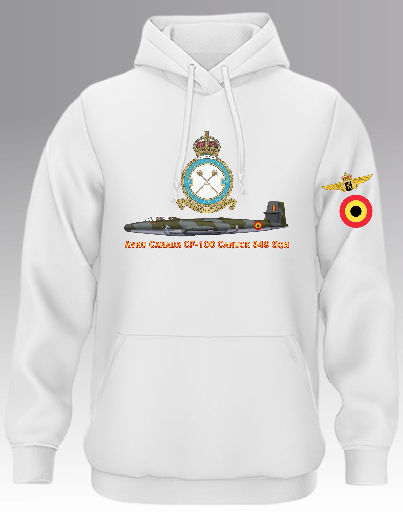 Avro Canada CF-100 Canuck 349 Sqn Hoodie