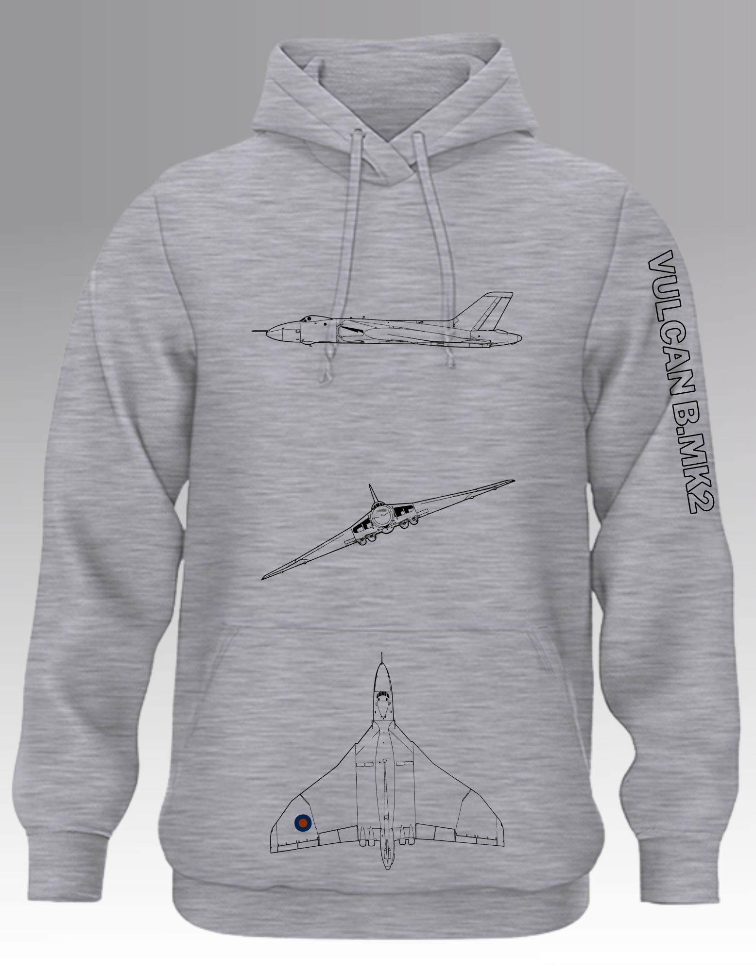 RAF Vulcan BMk.2 Blueprint Hoodie