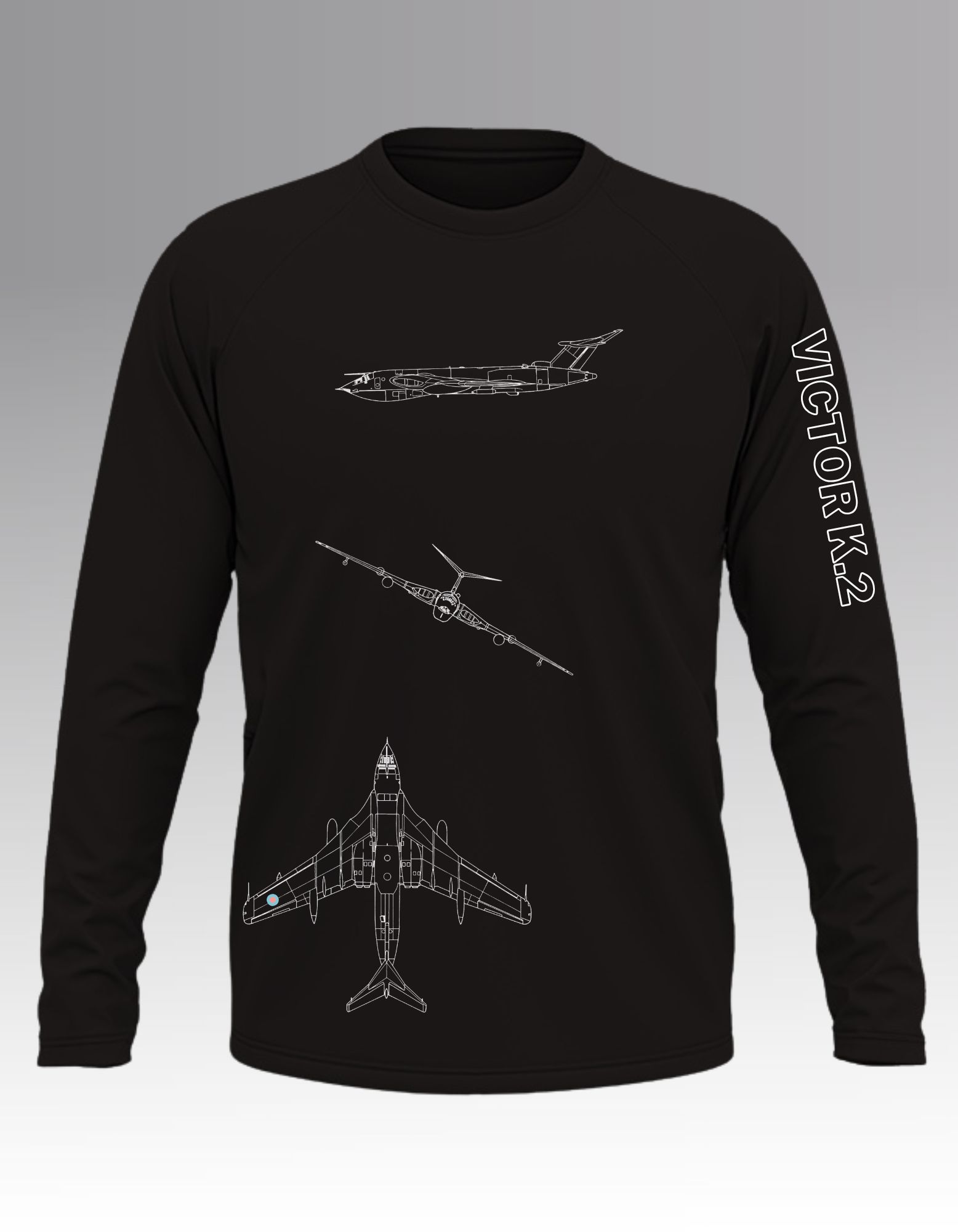 RAF Victor K.2 Blueprint Long sleeve T