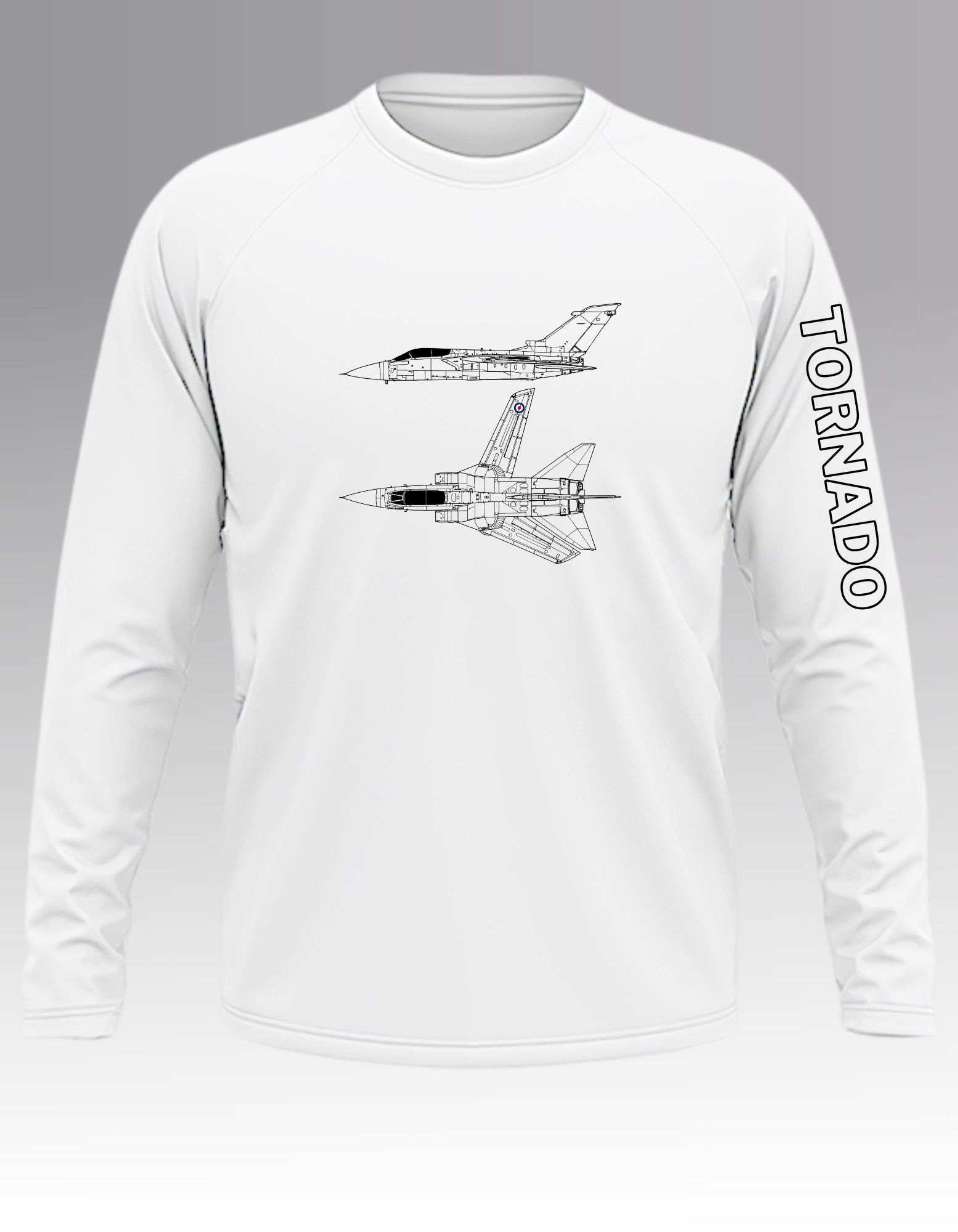 RAF Tornado Blueprint Long sleeve T