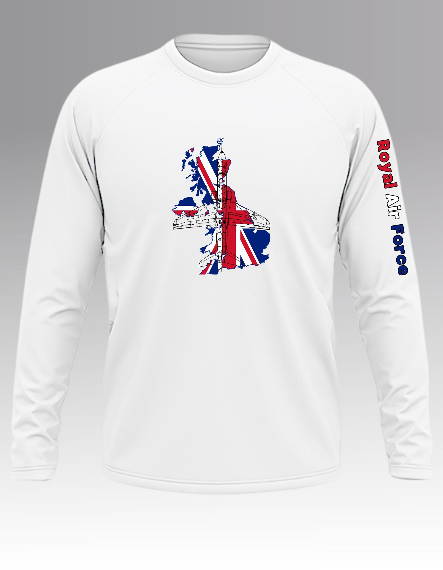 Royal Air Force map Long sleeve T