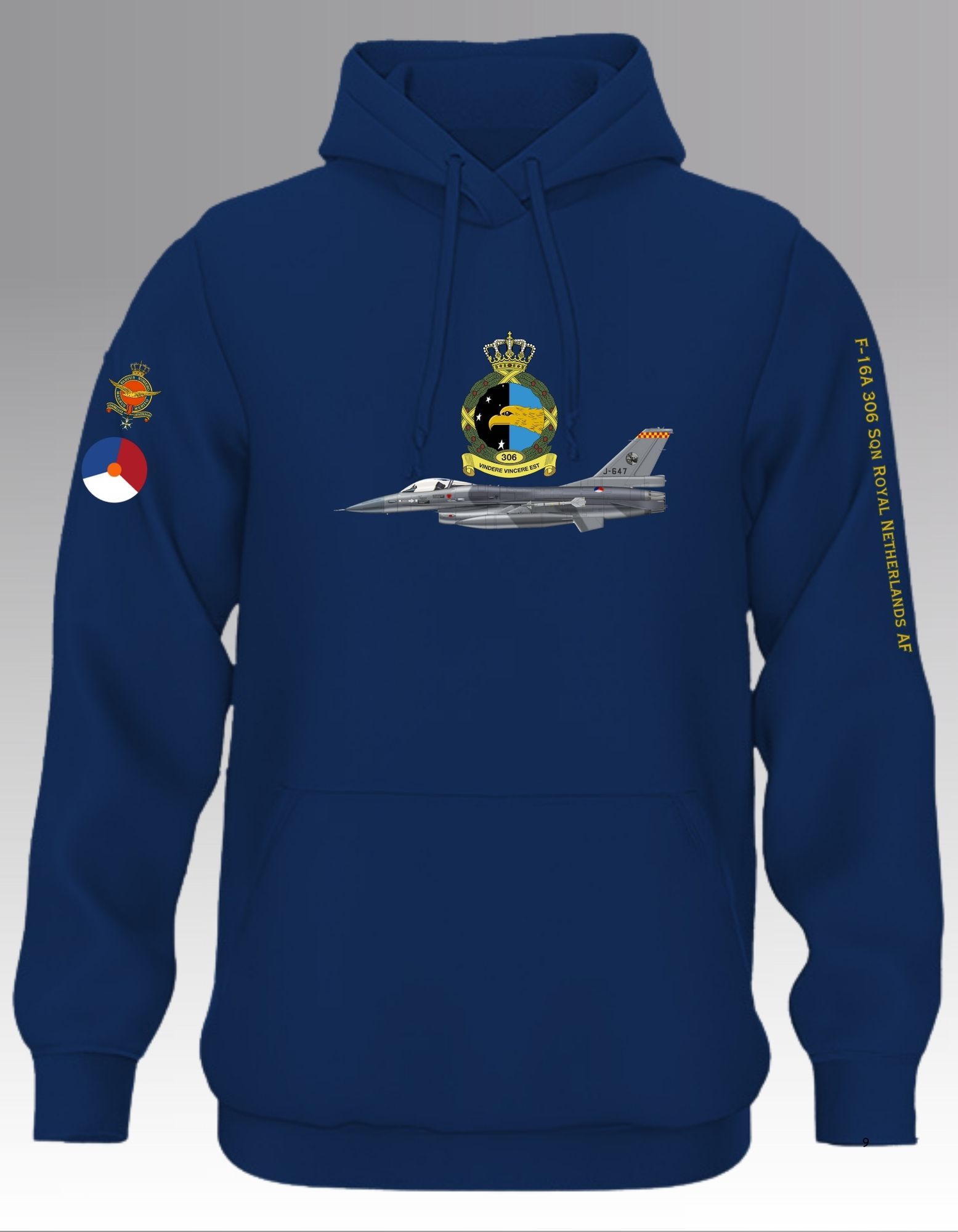 F-16A 306 Sqn Royal Netherlands AF Hoodie