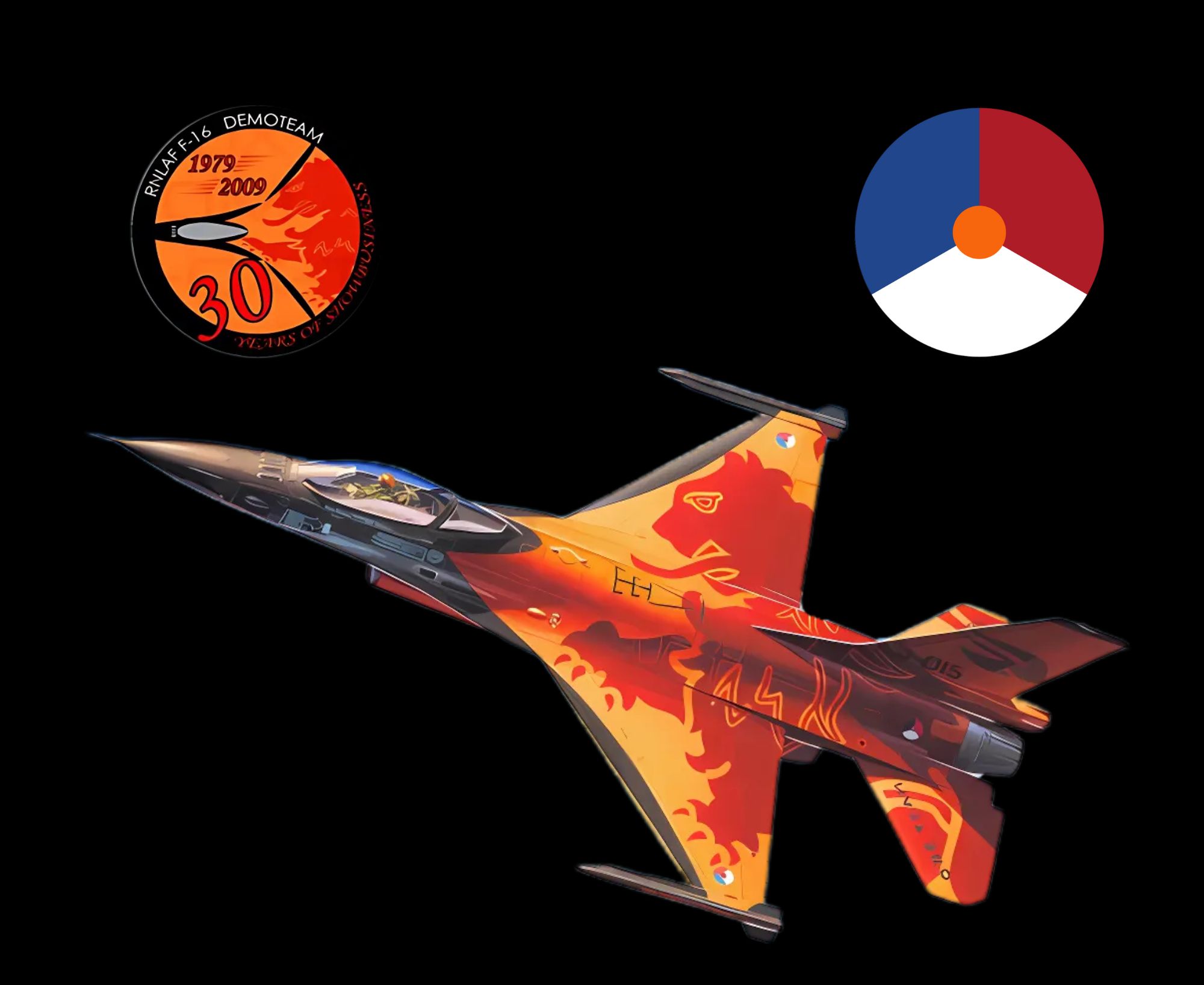 Dutch F16 display mouse pad