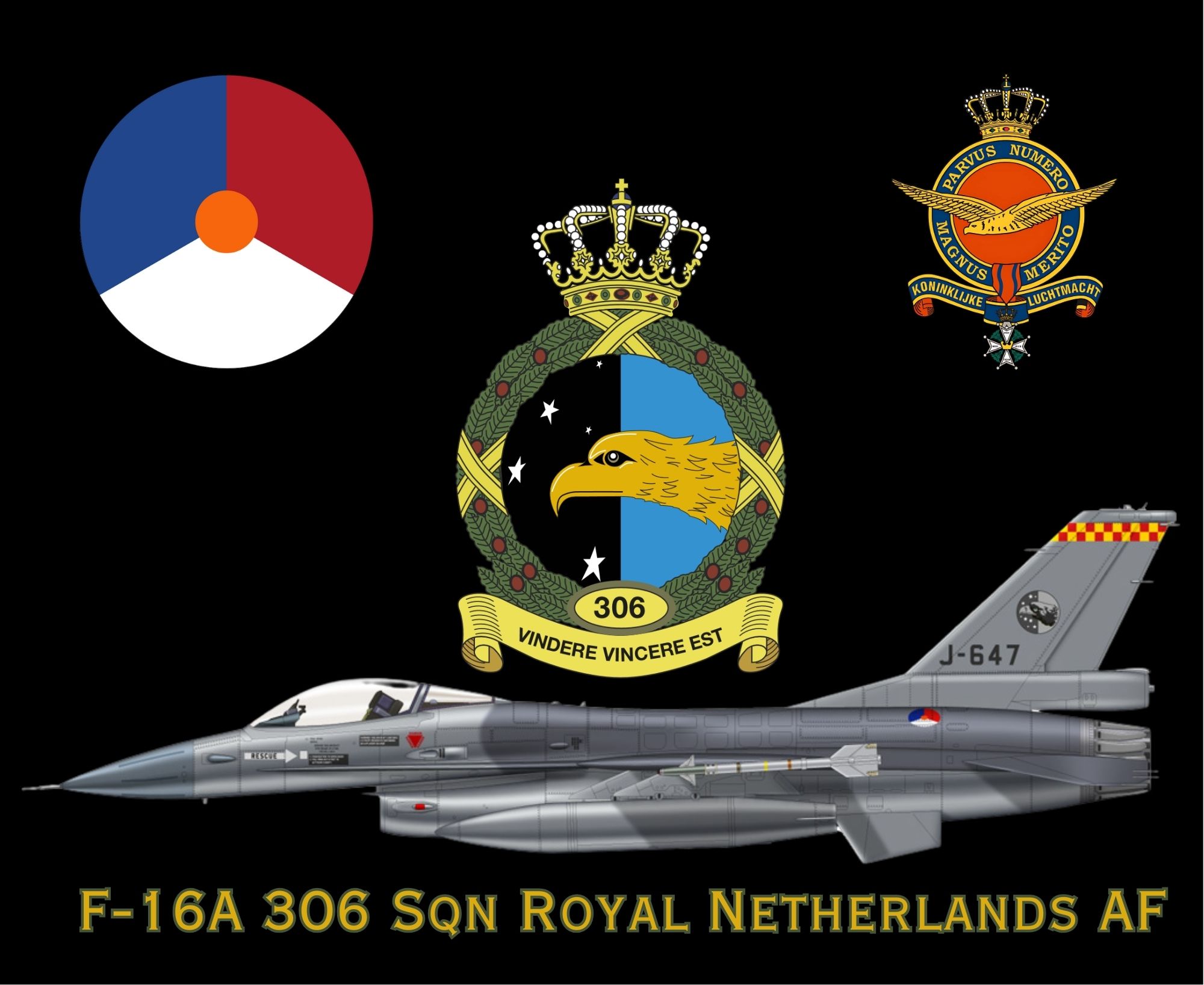 F-16A 306 Sqn Royal Netherlands AF mouse pad