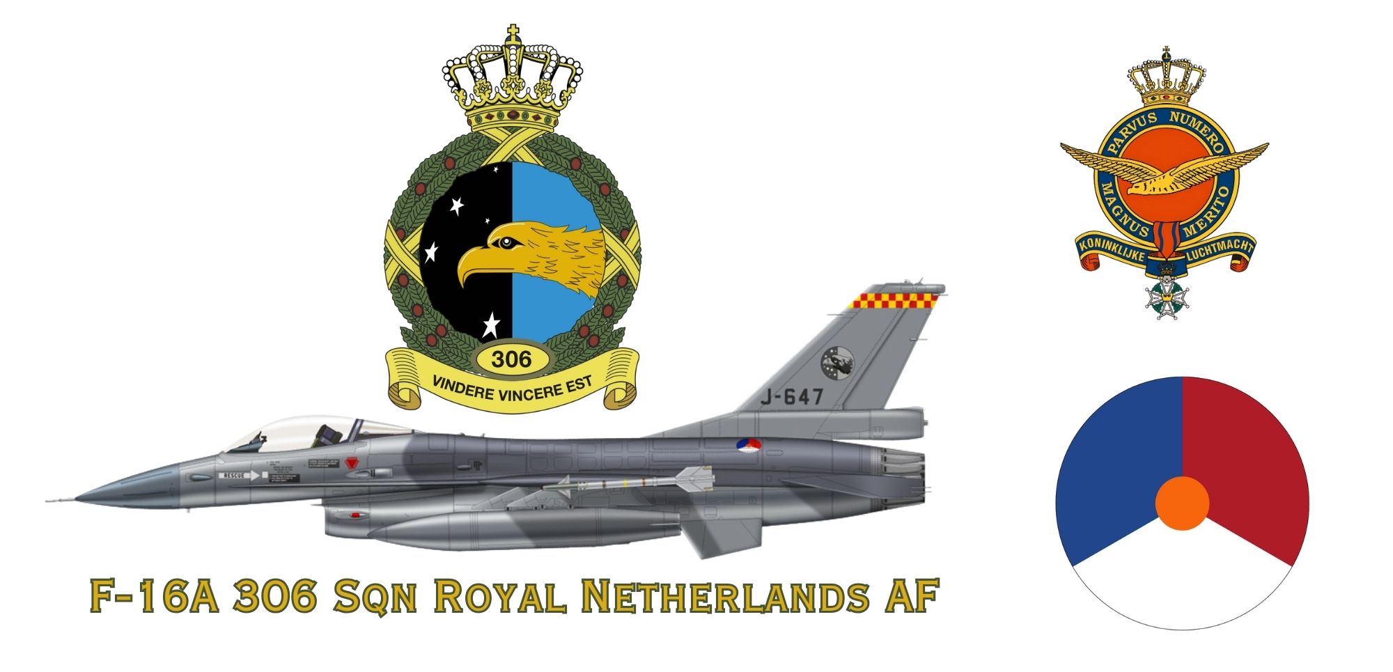 F-16A 306 Sqn Royal Netherlands AF mug