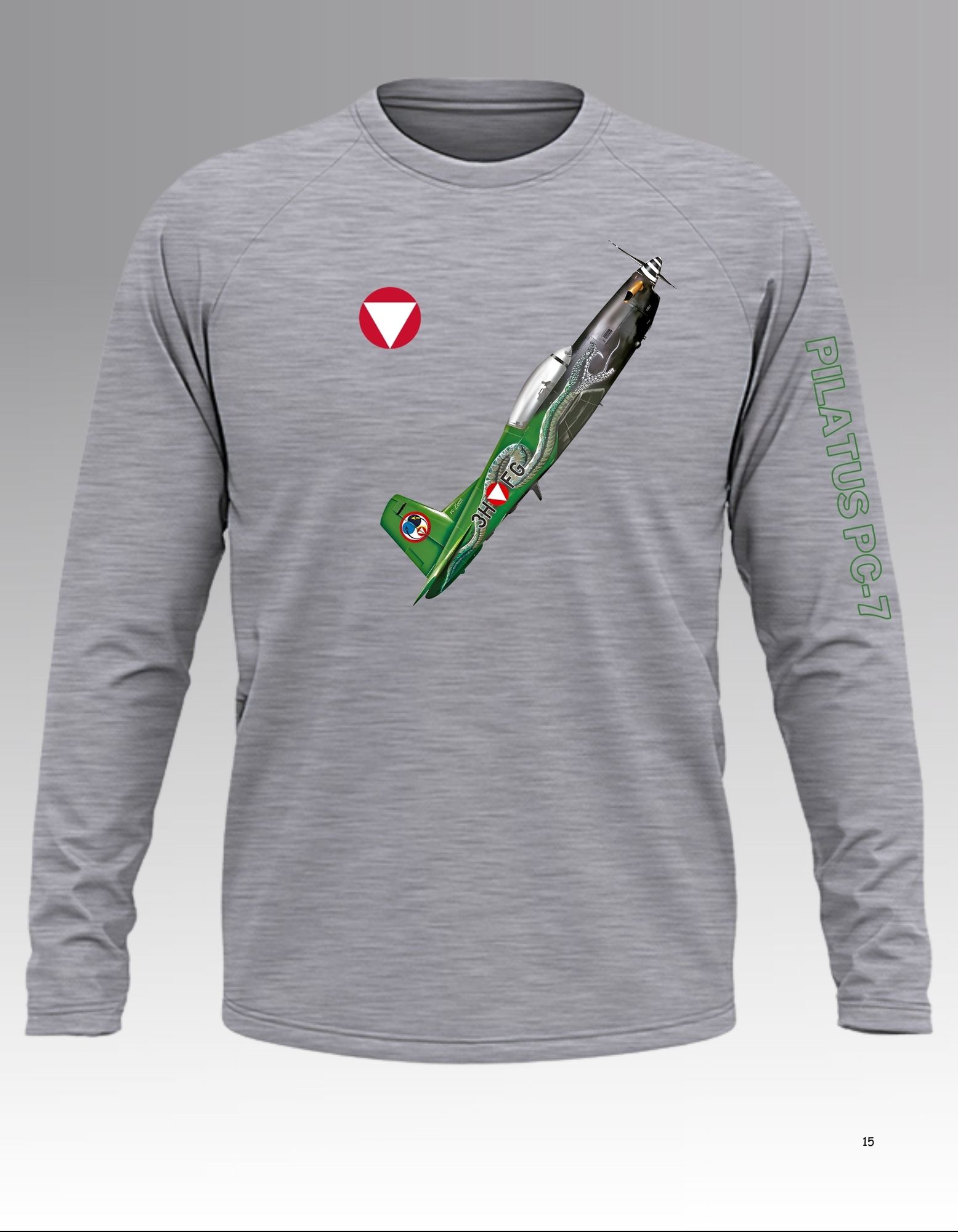 Austrian Pilatus PC-7 Long sleeve T