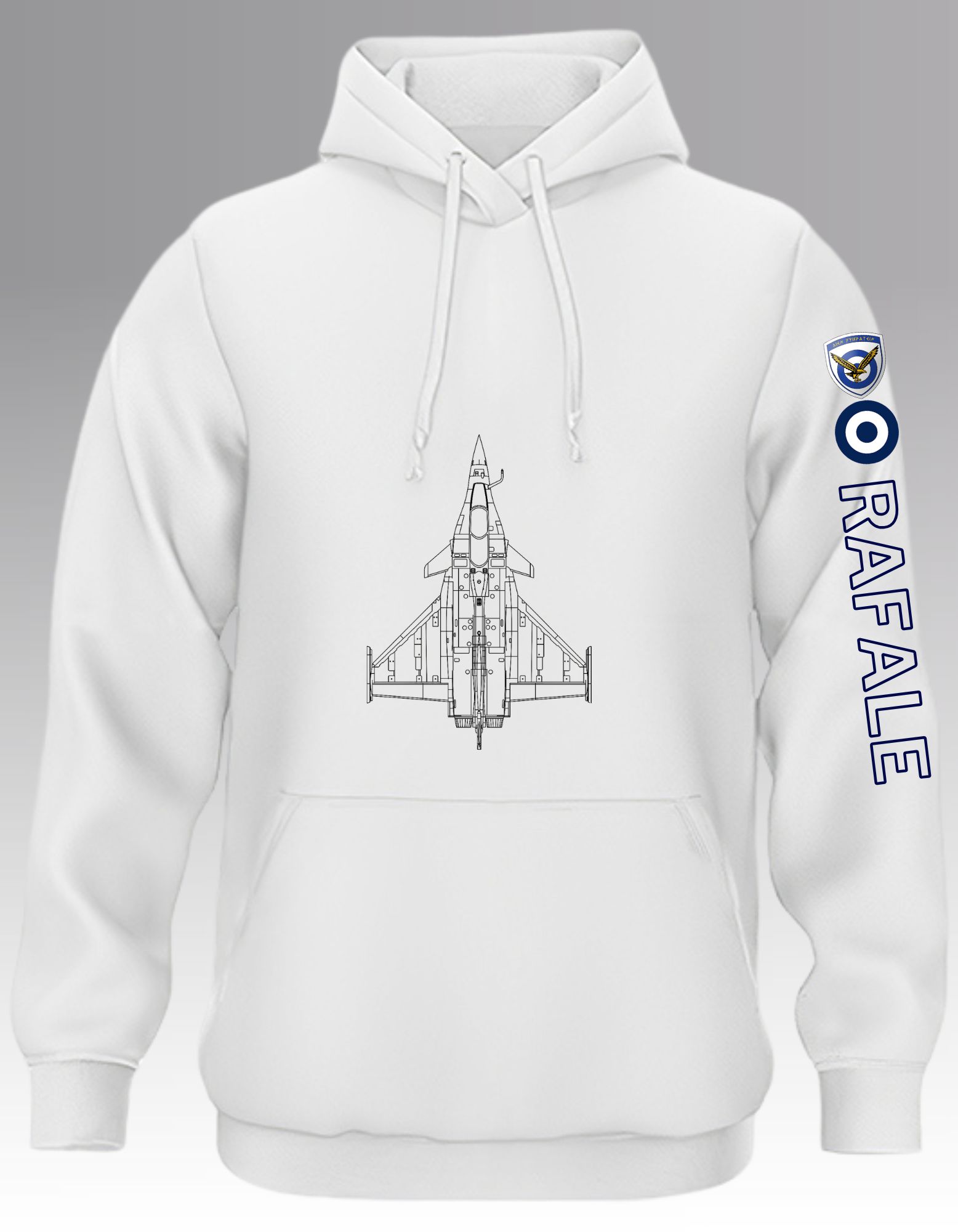 Greek Rafale Blueprint Hoodie