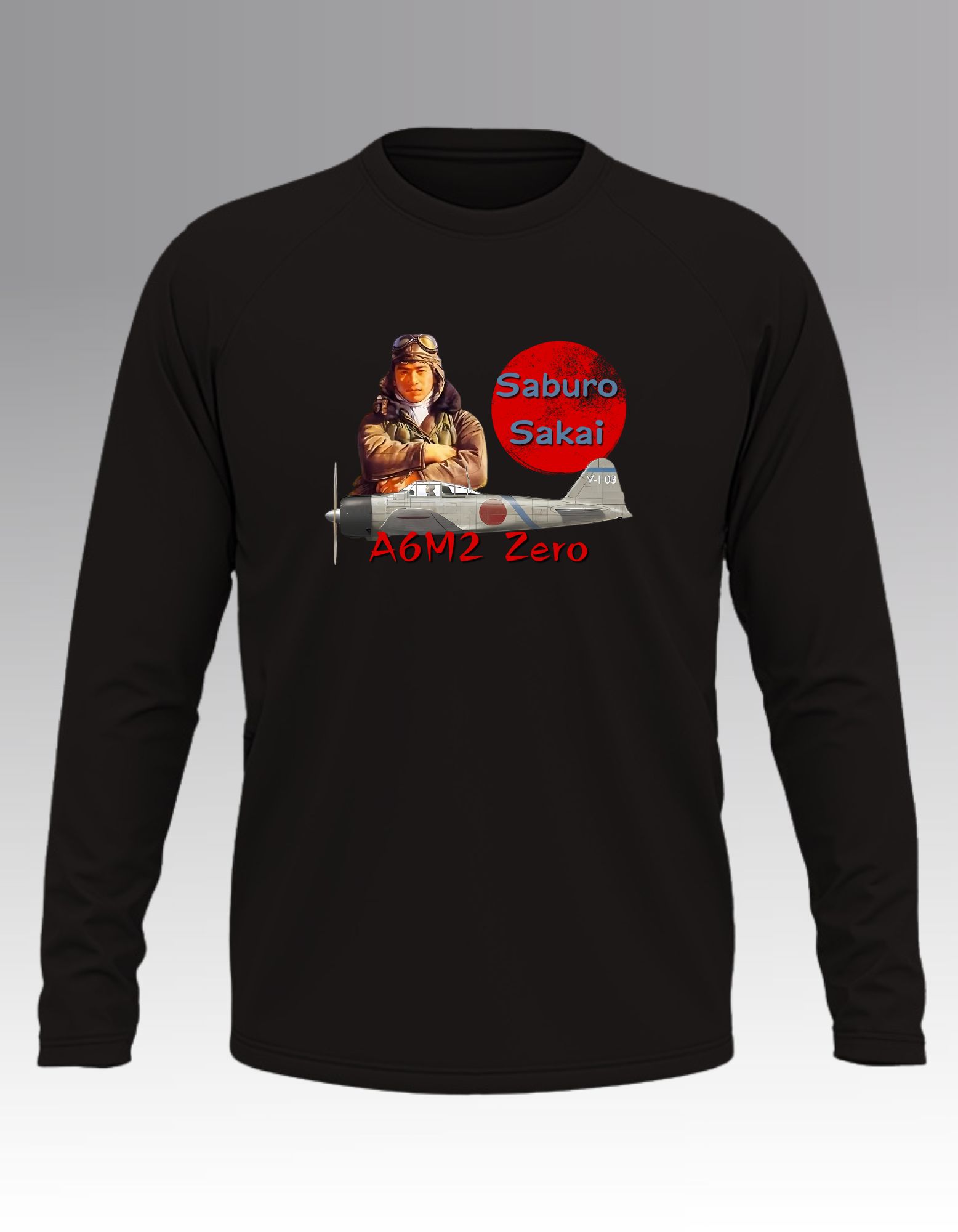 Aces - Saburo Sakai 2 Long sleeve T