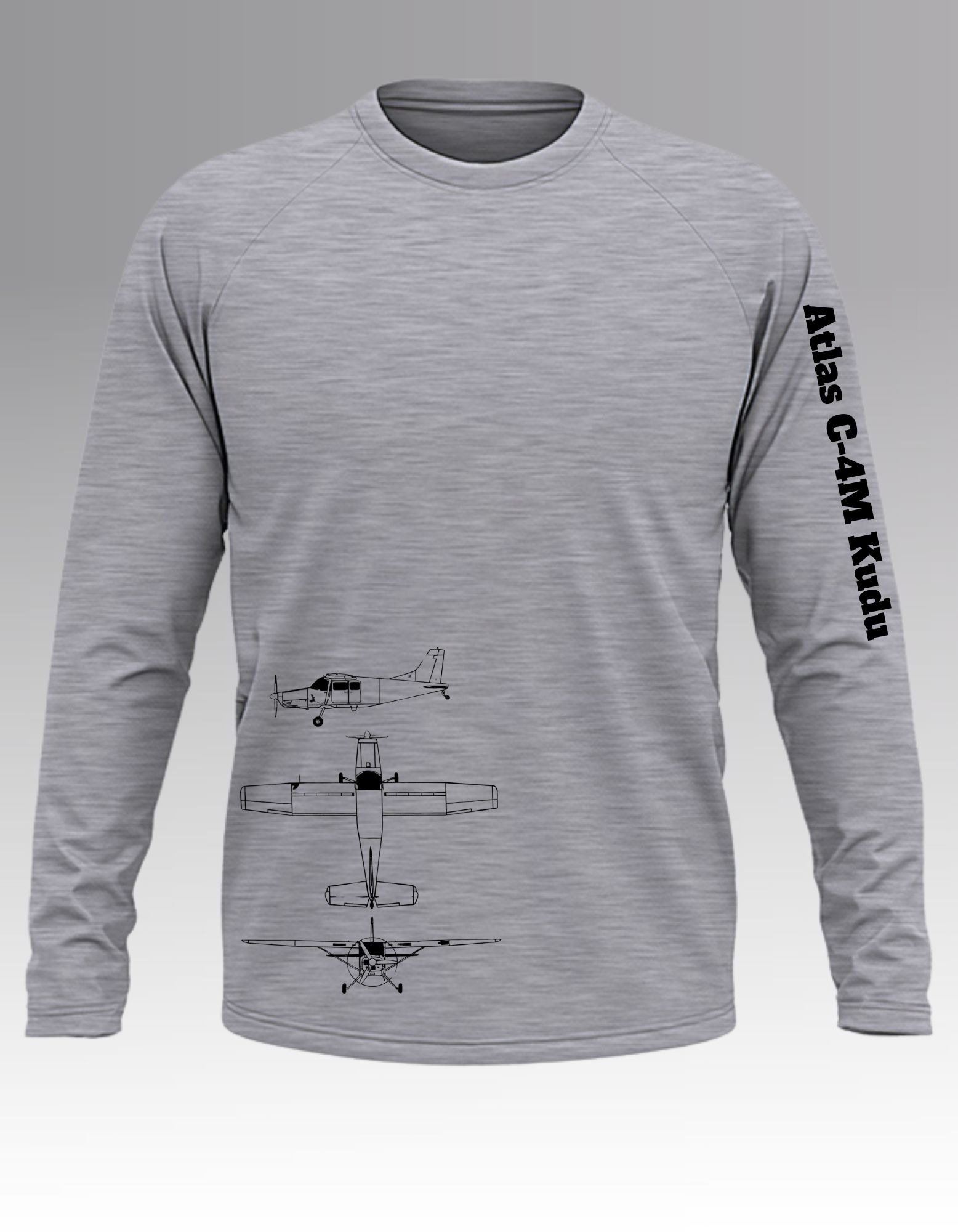Atlas C-4M Kudu Blueprint Long sleeve T
