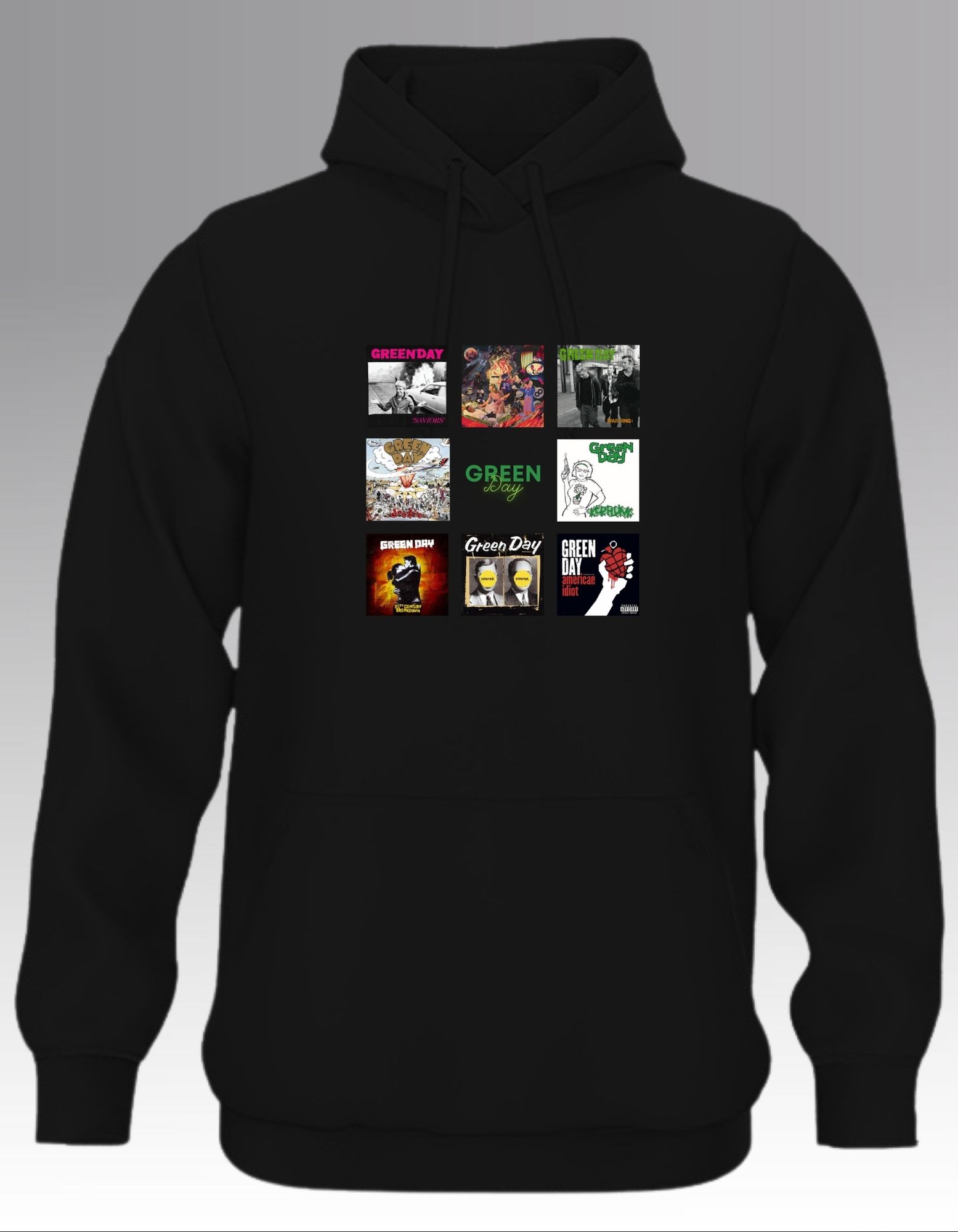Green Day Albums Hoodie