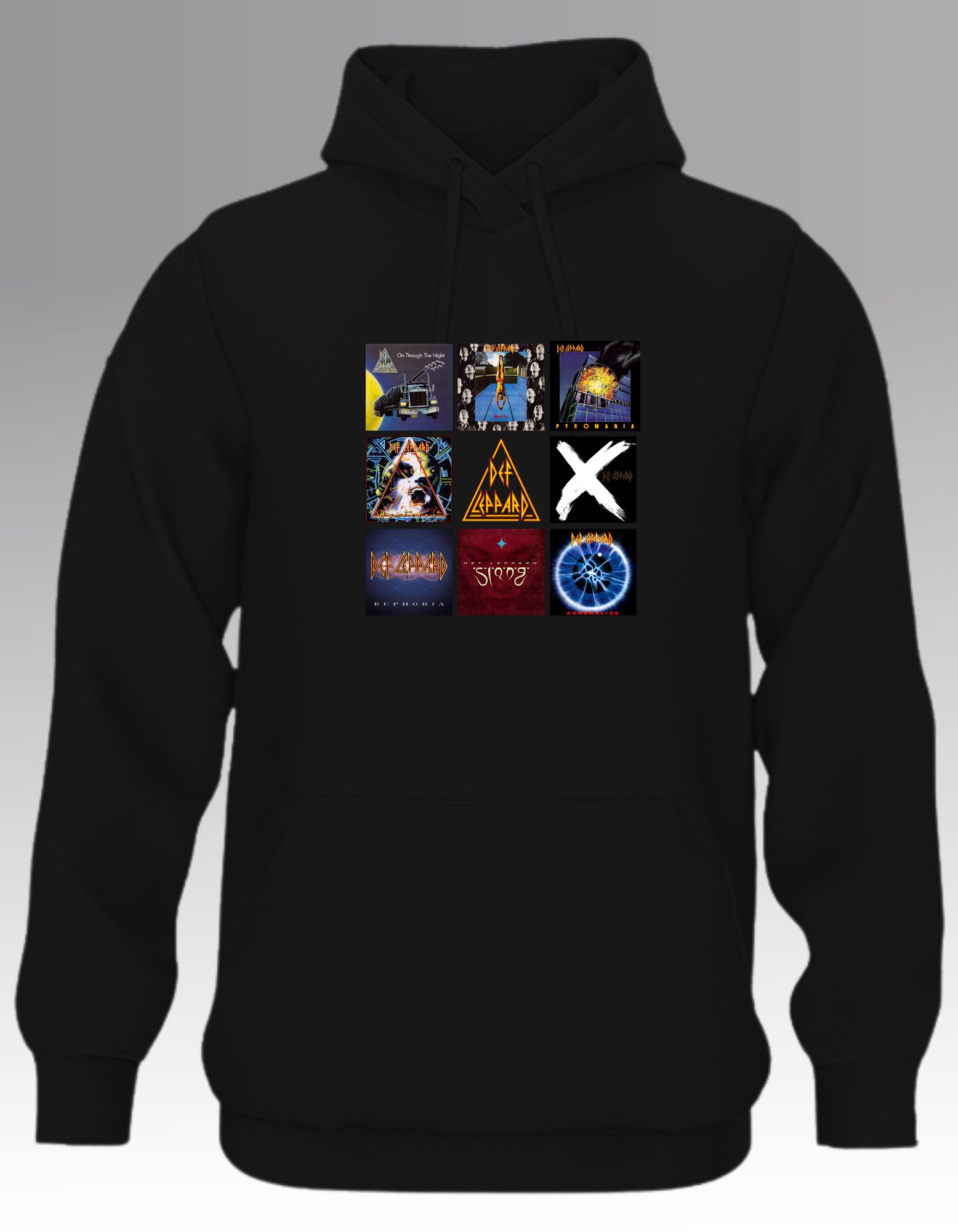 Def Leppard Albums Hoodie