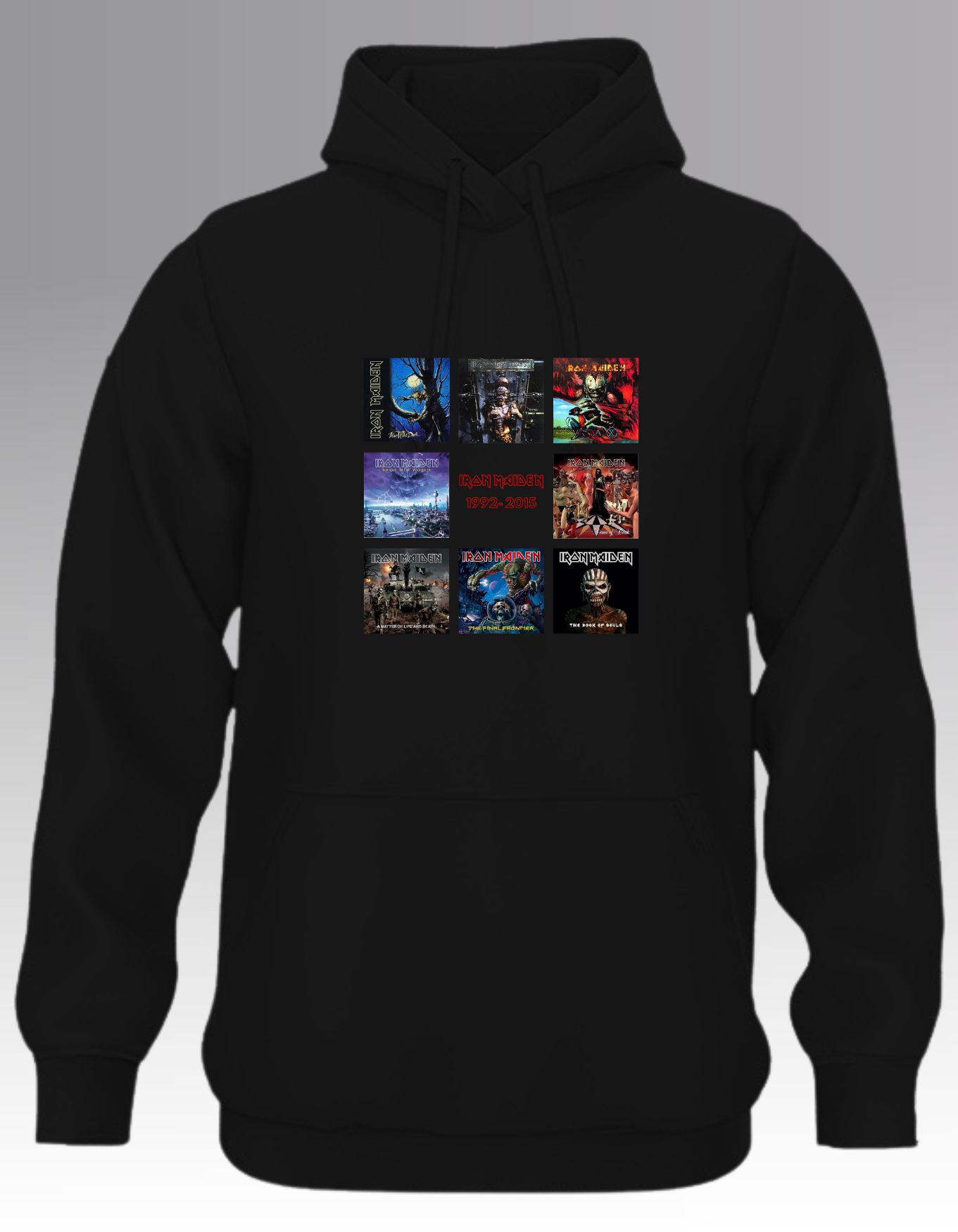 Iron Maiden Albums 1992-2015 Hoodie