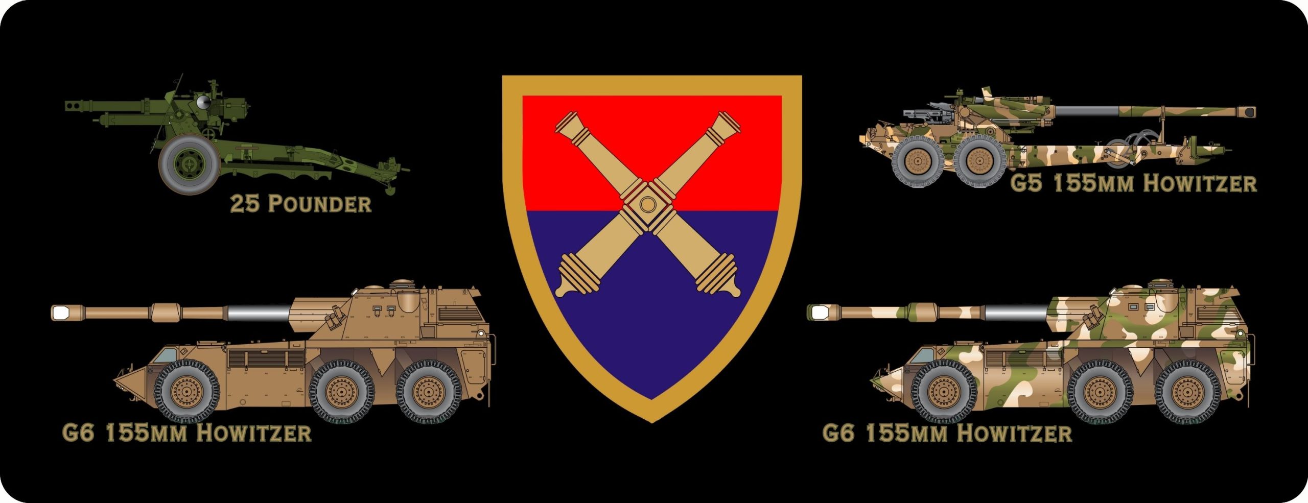 Artillery Desk pad