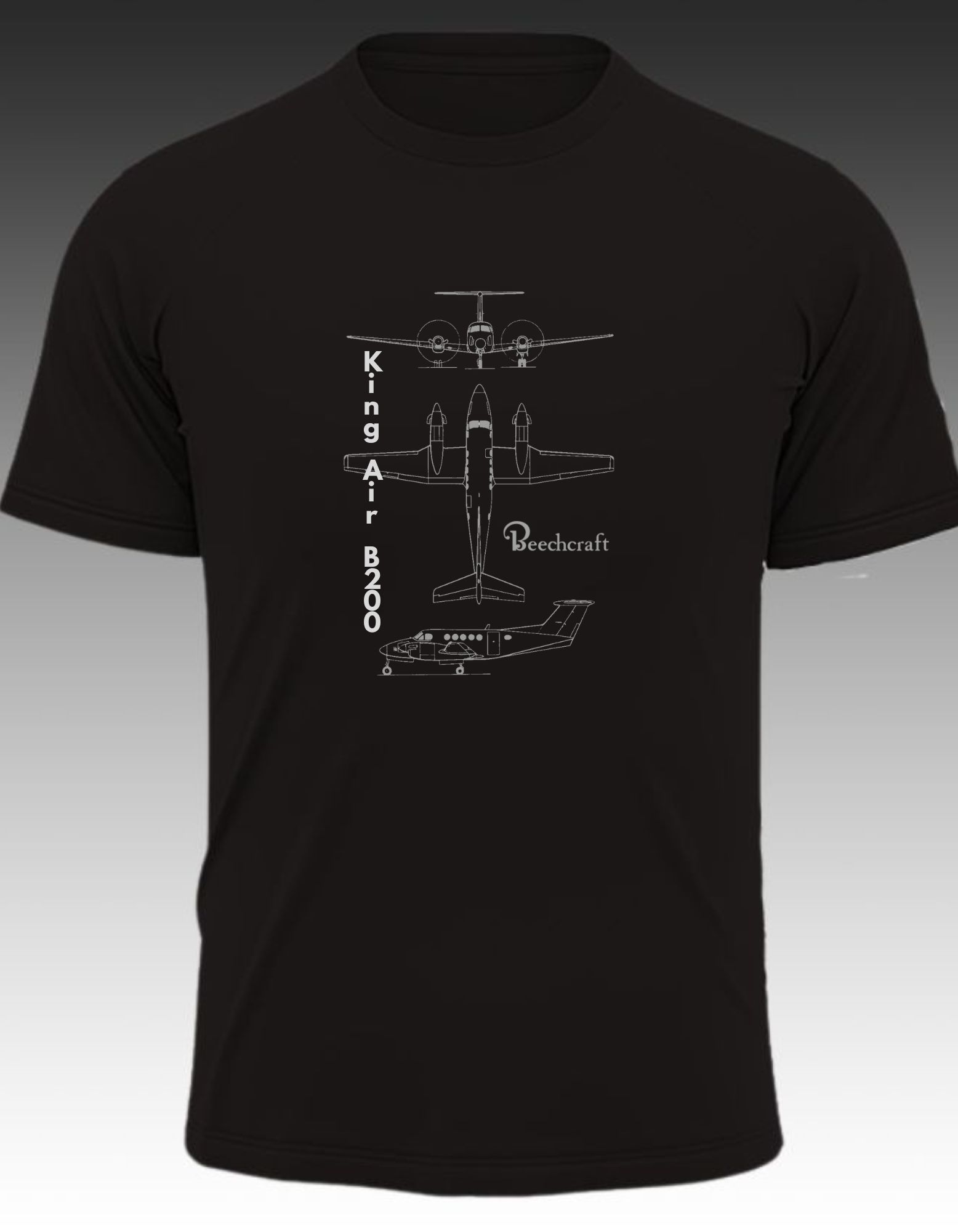 Beechcraft king Air B200 Blueprint