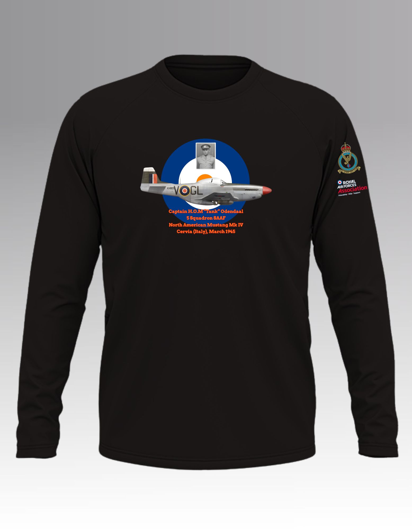 RAFA Pilots Tank Odendaal Long sleeve T