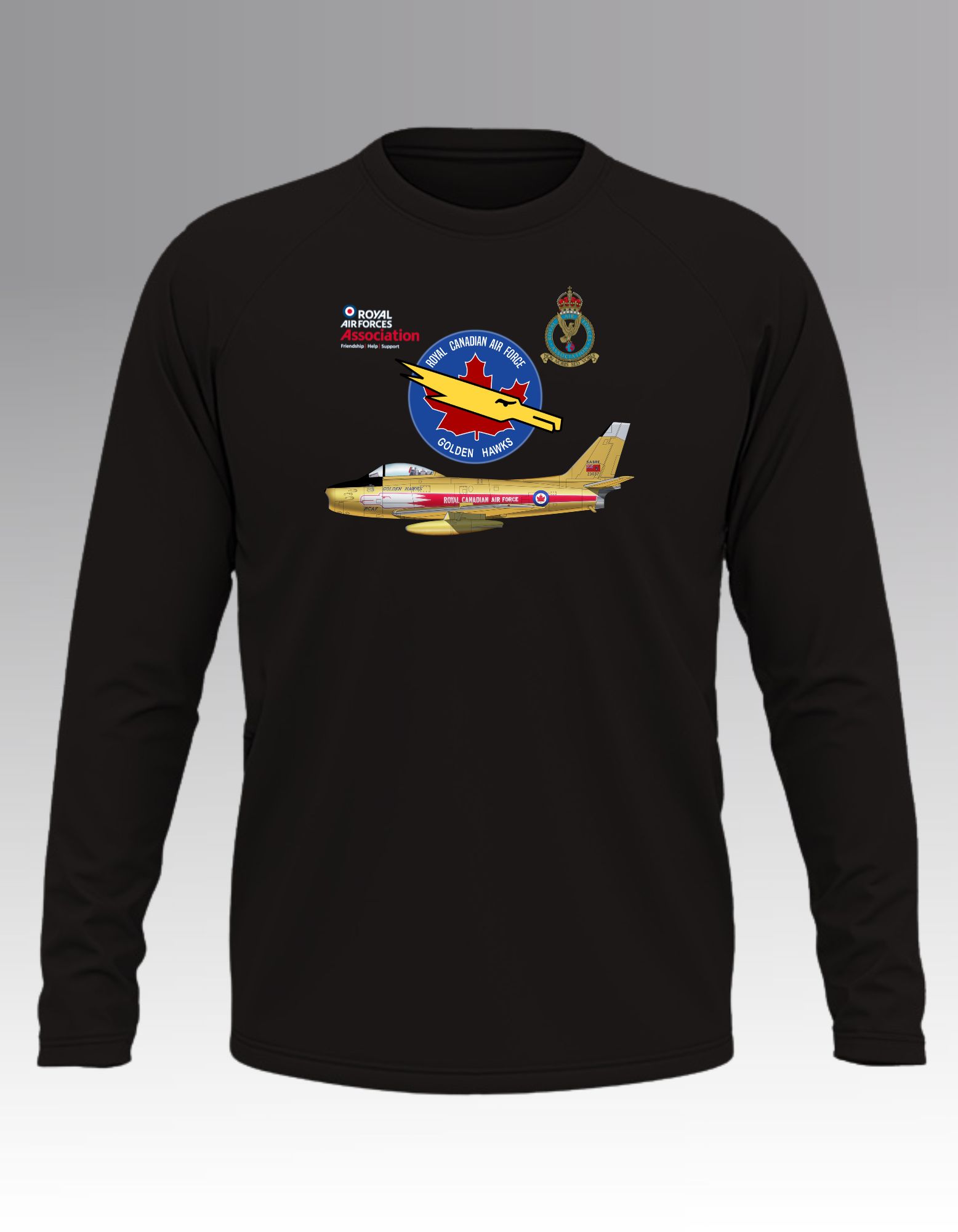 RAFA Golden Hawks Long sleeve T