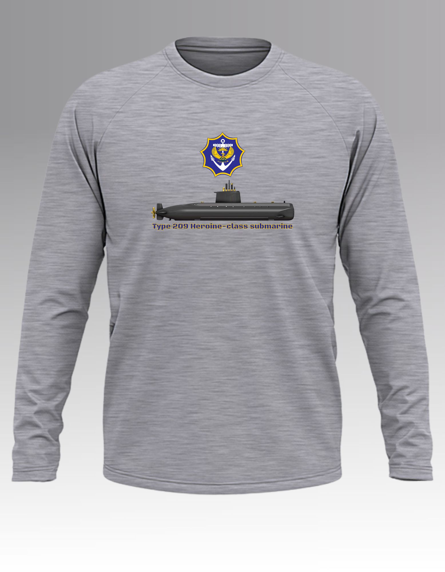 Type 209 Heroine-class submarine Long sleeve T