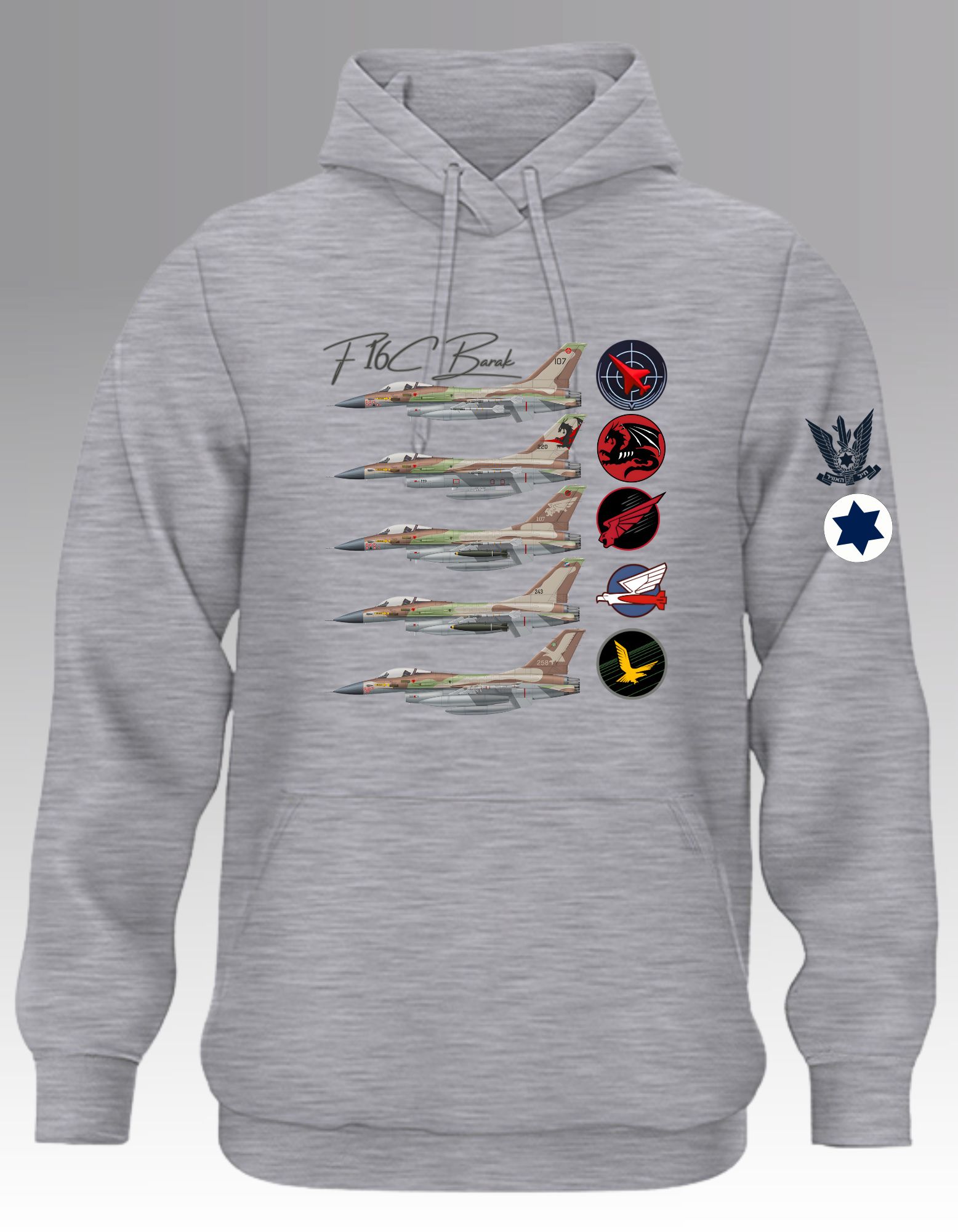 F 16C Barak Hoodie
