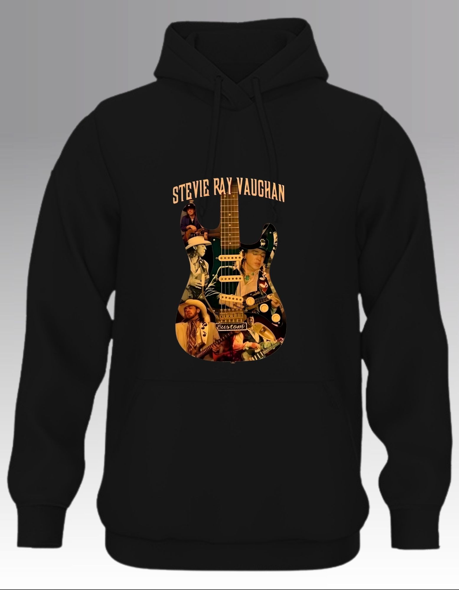 Stevie Ray Vaughan Guitar Hoodie