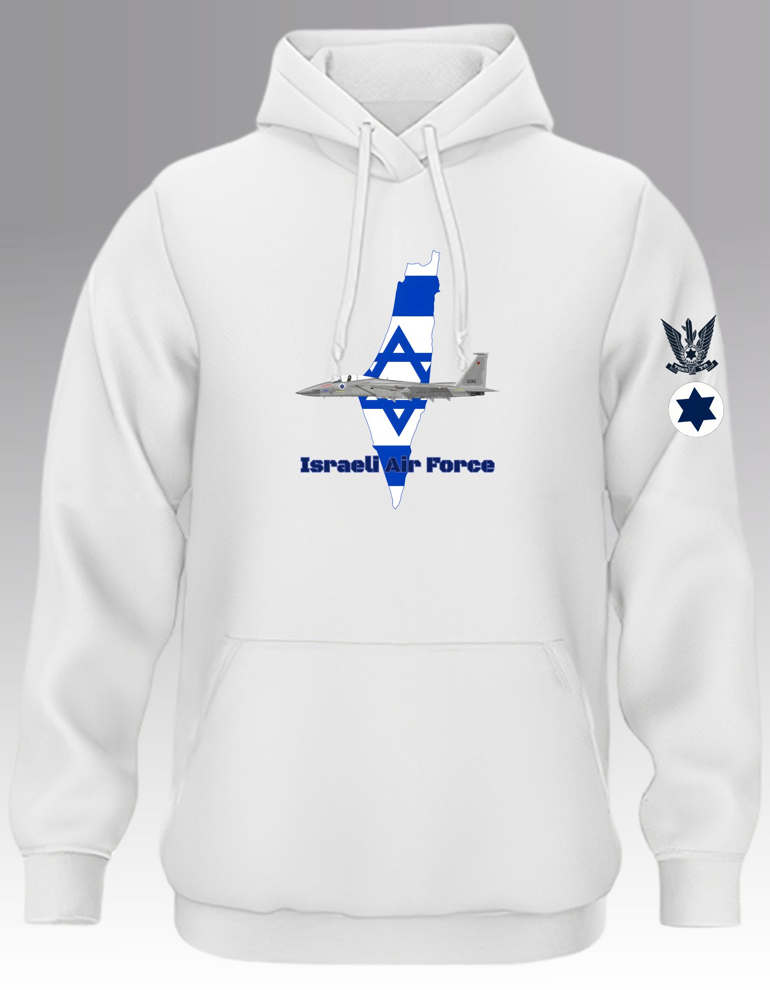Israeli Air Force map Hoodie
