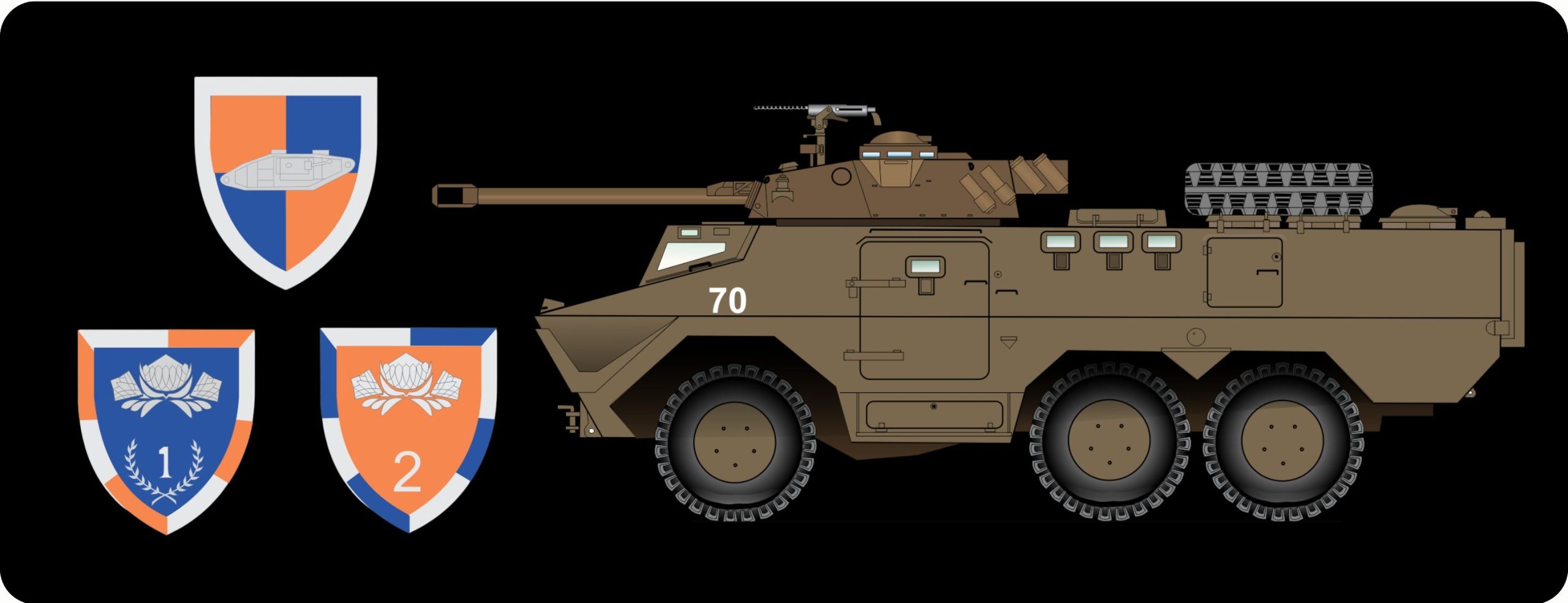 Armour Ratel Desk pad