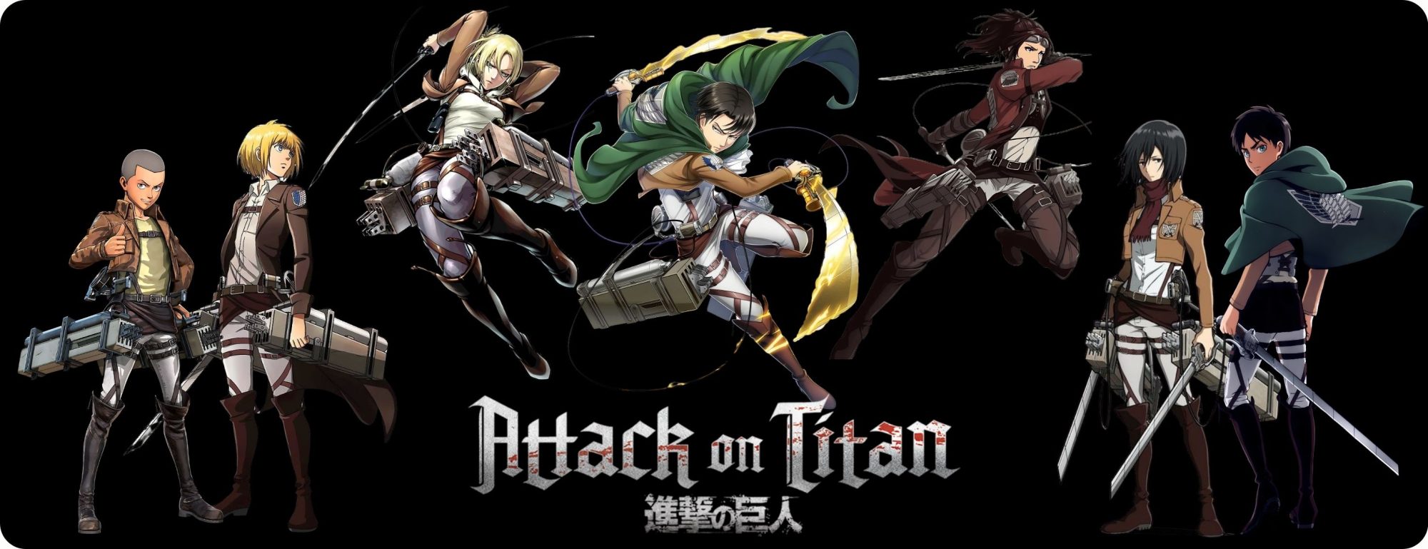 Attack on Titan Desk pad